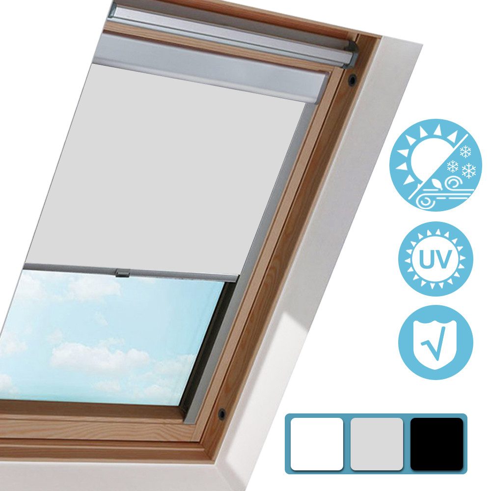 Dachfensterrollo Verdunkelungsrollo Dachfensterrollo Thermo-Rollo für GGL günstig online kaufen