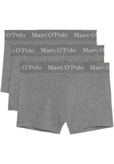 Marc O'Polo Boxershorts Elements (Packung, 3-St) Elastischer Logobund