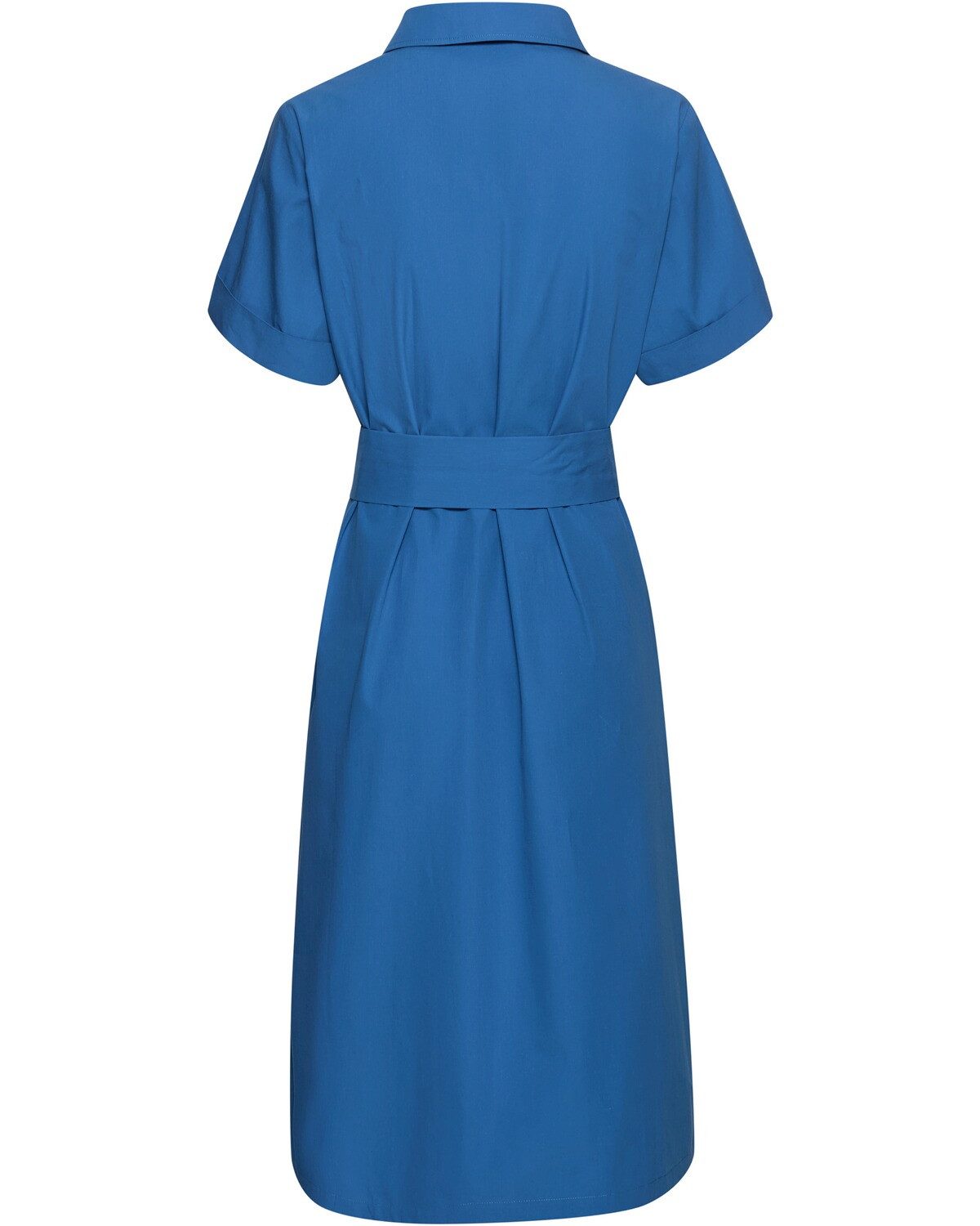 Brigitte von Schönfels Midikleid Hemdblusenkleid mit Bindegürtel