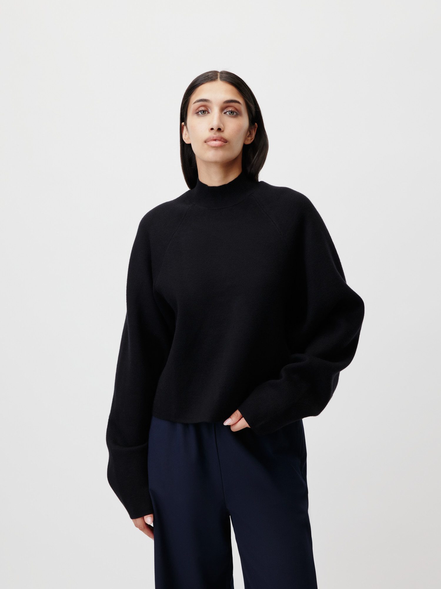 LeGer Strickpullover Heather, LeGer by Lena Gercke Loose fit mit Rundhalsausschnitt