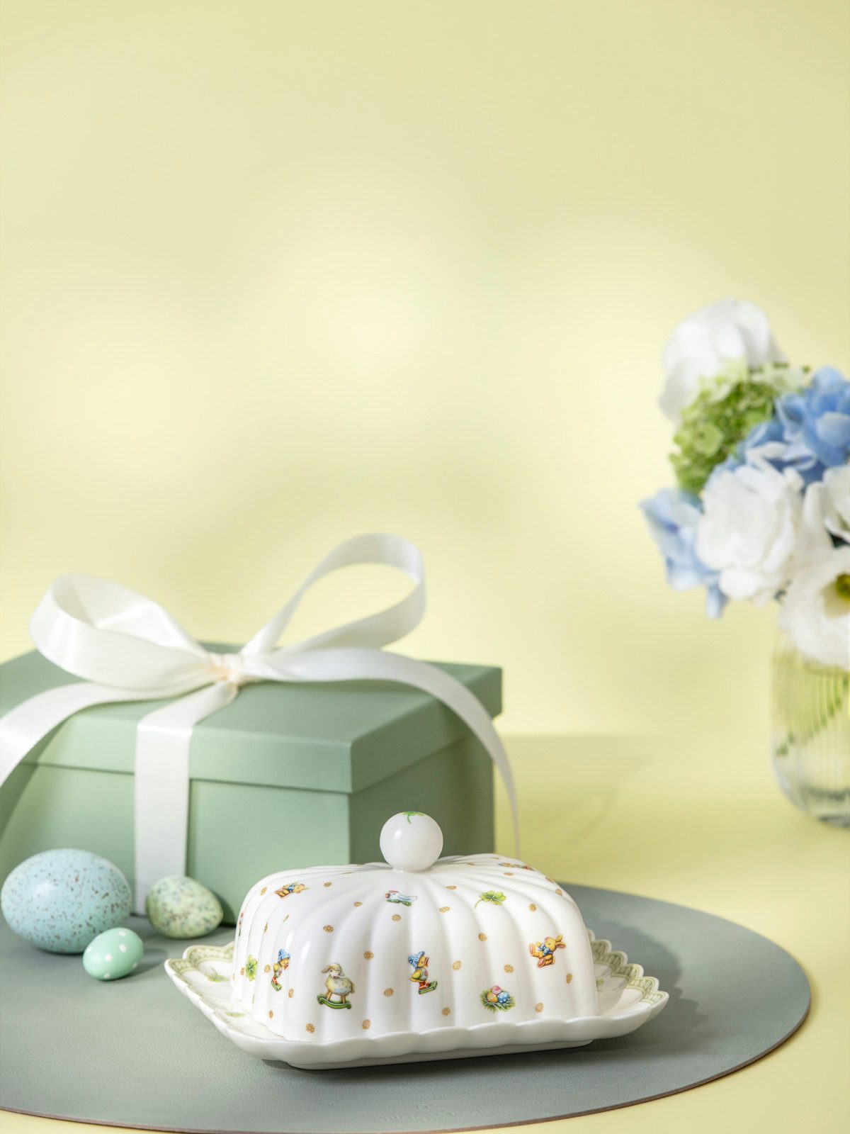 Villeroy & Boch Butterdose Easter Delight Butterdose 18,5x16cm, Premium Porcelain – Bild 4 von 5
