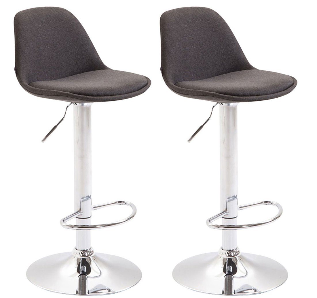 CLP Barhocker Kiel Stoff (2er Set, 2 St., 2er), drehbar mit Höhenverstellung