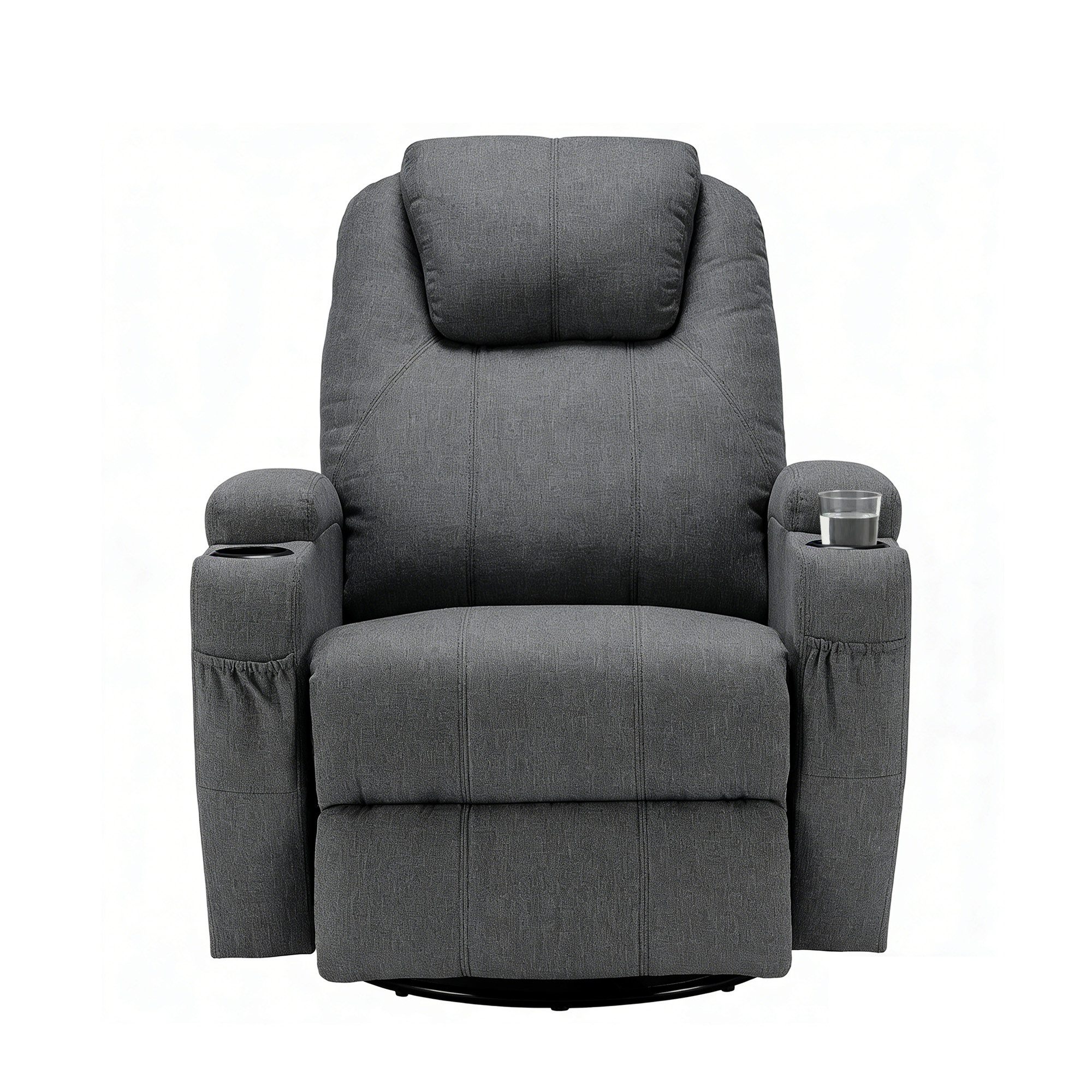 GIHAUVIA TV-Sessel Fernsehsessel Relaxsessel Massagesessel mit Wärmefunktion Vibration.