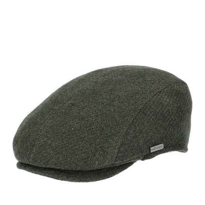 Hat You Schiebermütze Wool Flat Cap "George" einfarbig, Herren Schiebermütze