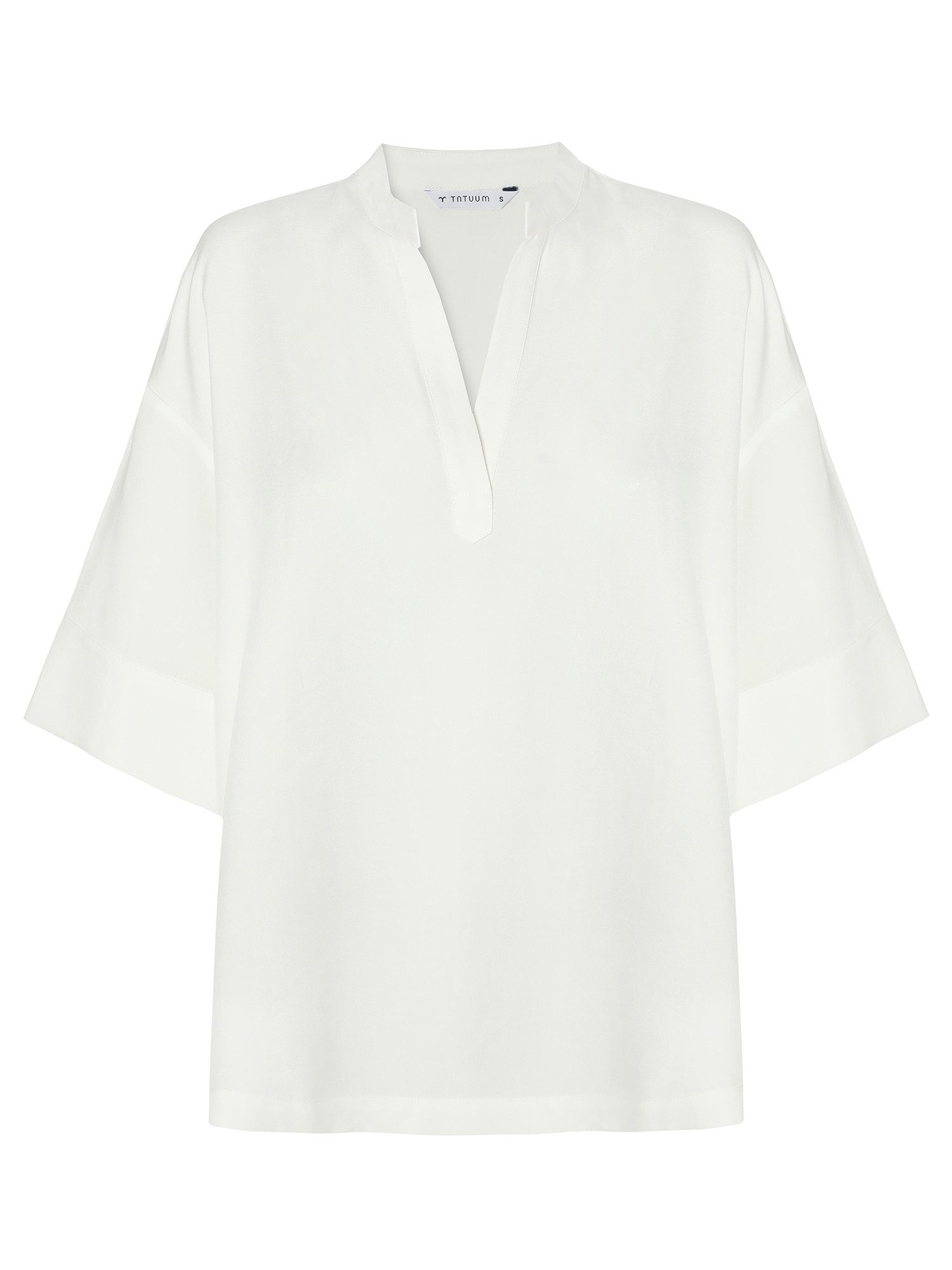 TATUUM Klassische Bluse Baumwollbluse - Hitami