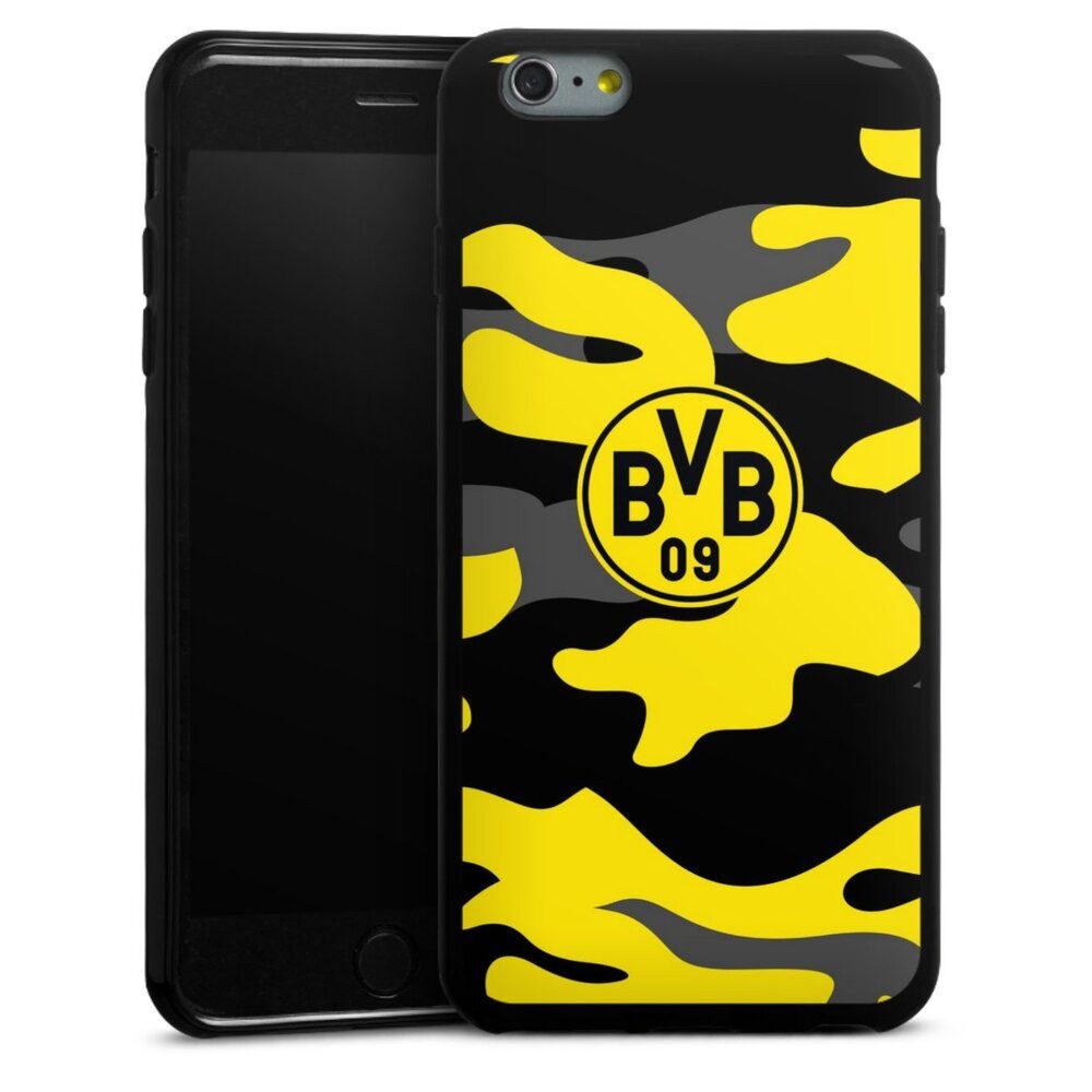 DeinDesign Handyhülle BVB Borussia Dortmund Fanartikel BVB Camo, Apple iPhone 6s Plus Silikon Hülle Bumper Case Handy Schutzhülle