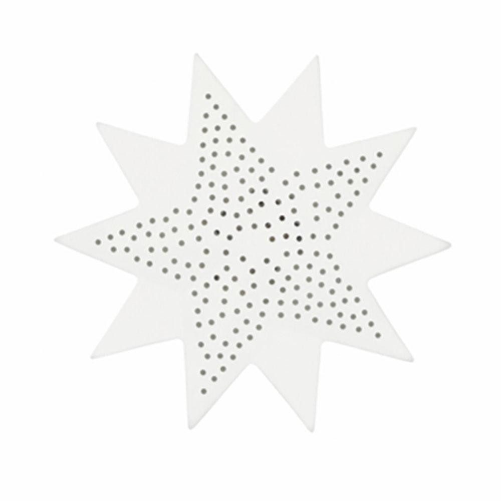 Räder Windlicht Design LED Weihnachtslicht Doppelstern (9x9x3,5 cm) günstig online kaufen