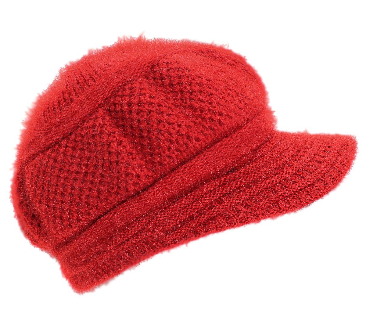 dy_mode Strickmütze Damen Schirmmütze Gefüttert Unifarben Strickmütze Ballo günstig online kaufen