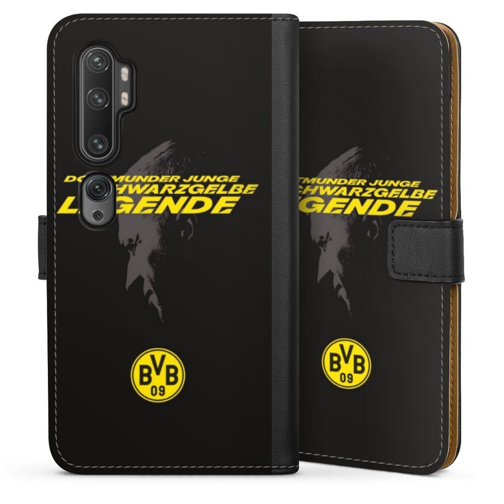 DeinDesign Handyhülle Marco Reus Borussia Dortmund BVB Danke Marco Schwarzgelbe Legende, Xiaomi Mi Note 10 Pro Hülle Handy Flip Case Wallet Cover