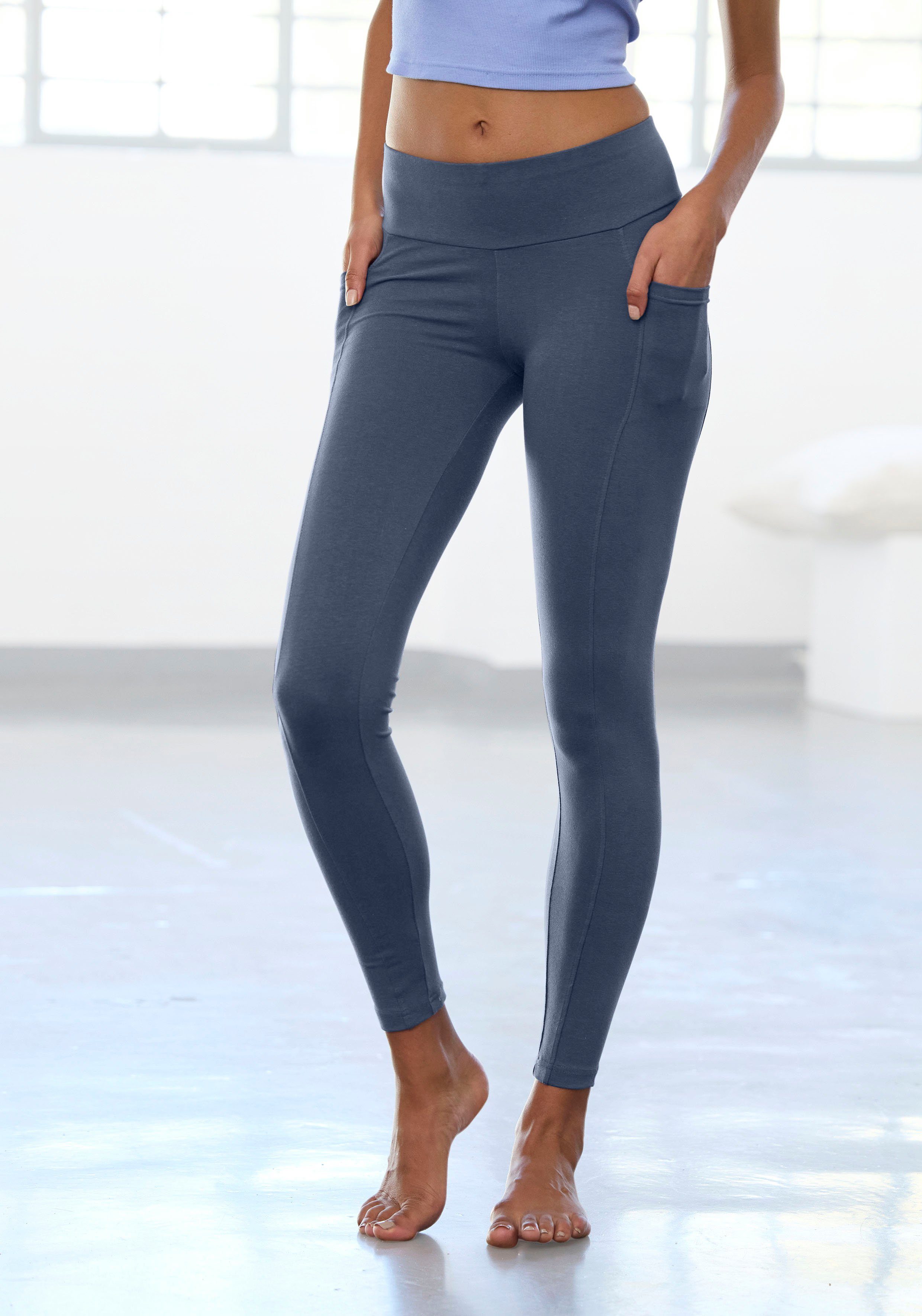 Vivance Leggings mit zwei Handytaschen