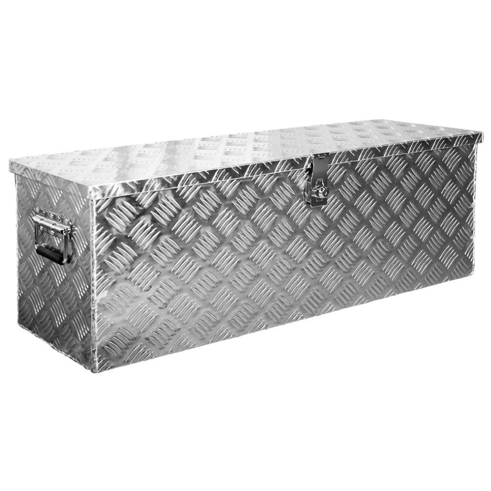 Trucky Anhänger-Deichselbox Truckbox Box Werkzeugkiste Anhängerbox Deichselbox Aluminium D100