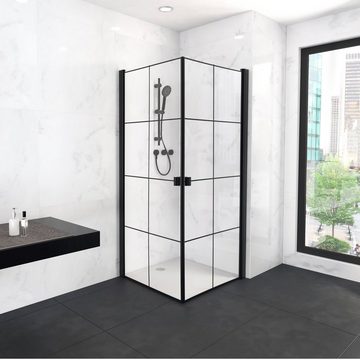 Marwell Eckdusche Clean line, BxT: 90x90 cm, Einscheibensicherheitsglas, mit Eckeinstieg