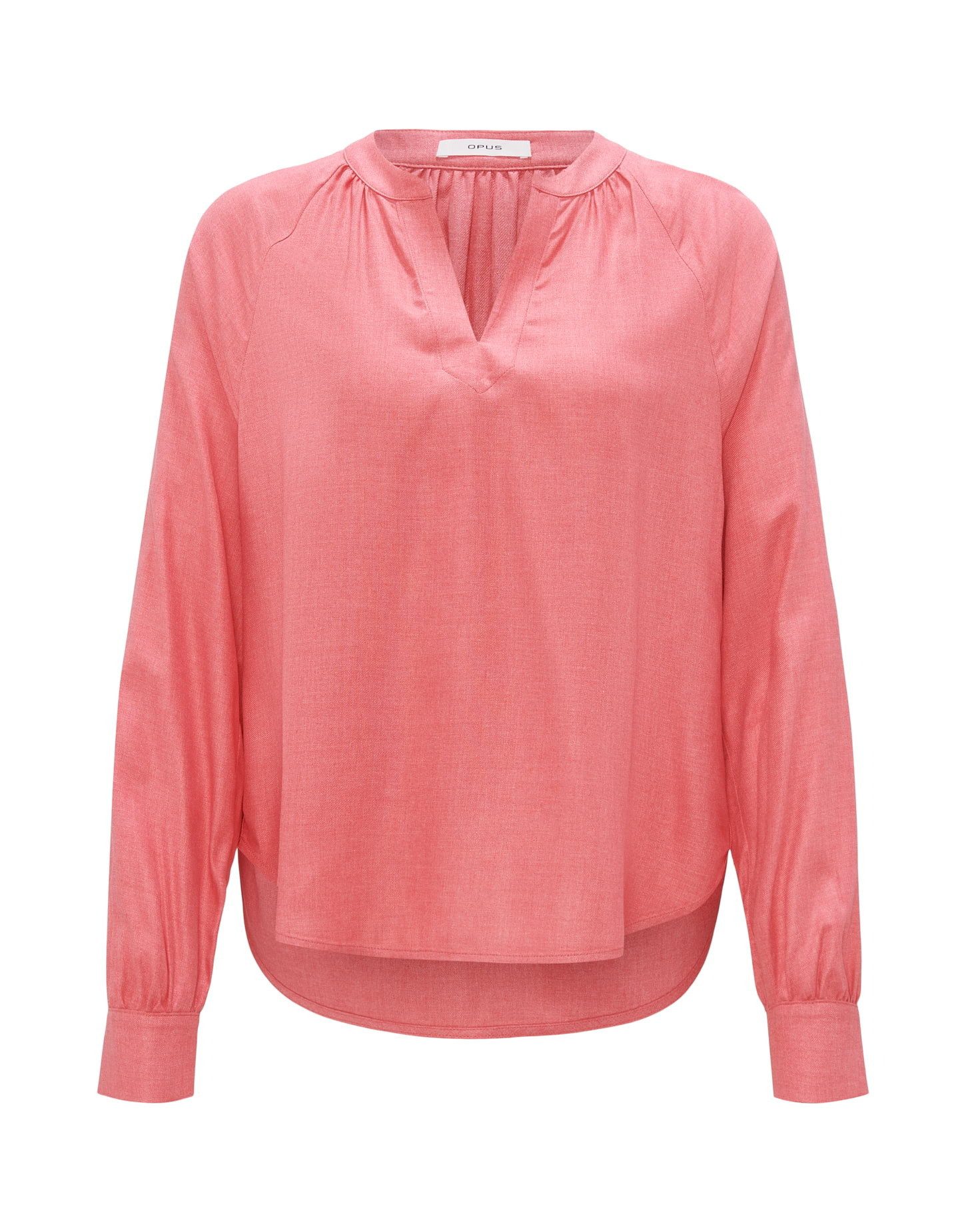 OPUS Langarmbluse Bluse FELIA Loose aus Viskose Mix