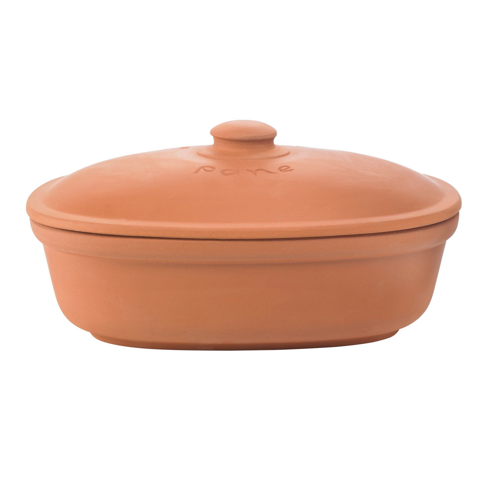 RÖMERTOPF Römertopf Brot Frische Topf MINI terracotta - für Brote bis 500 gr, Keramik, teilglasiert