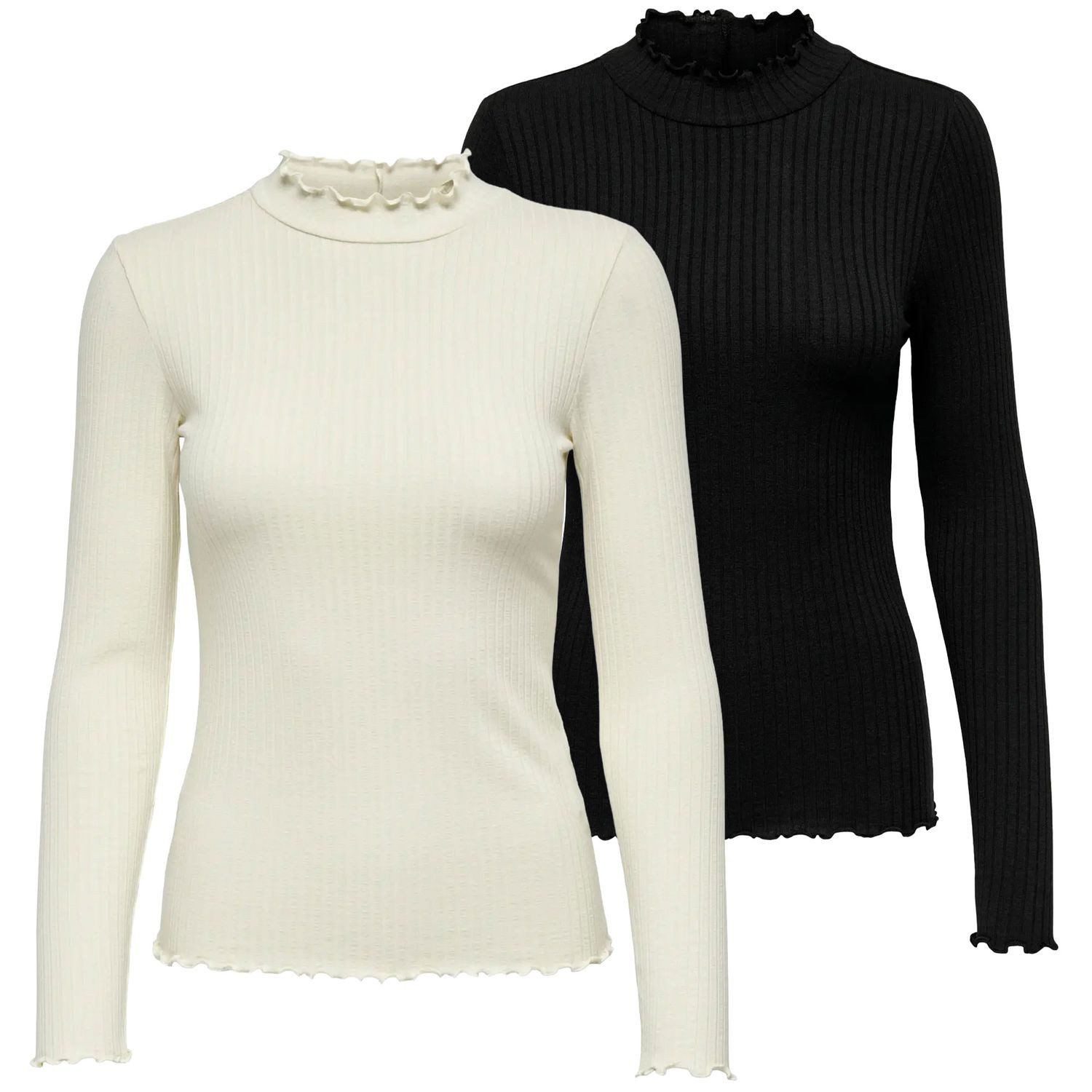 1 x beige / 1 x schwarz