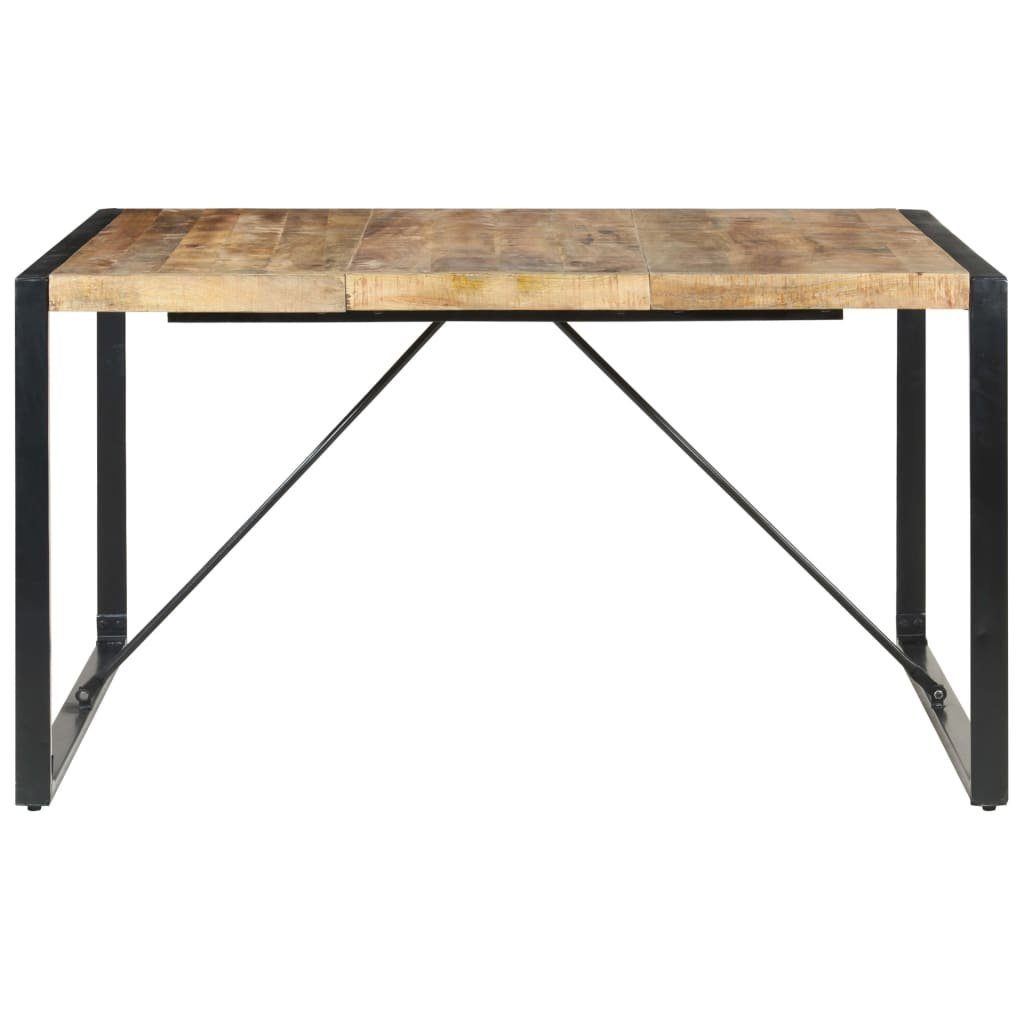 vidaXL Esstisch Esstisch 140x140x75 cm Raues holz (1-St)