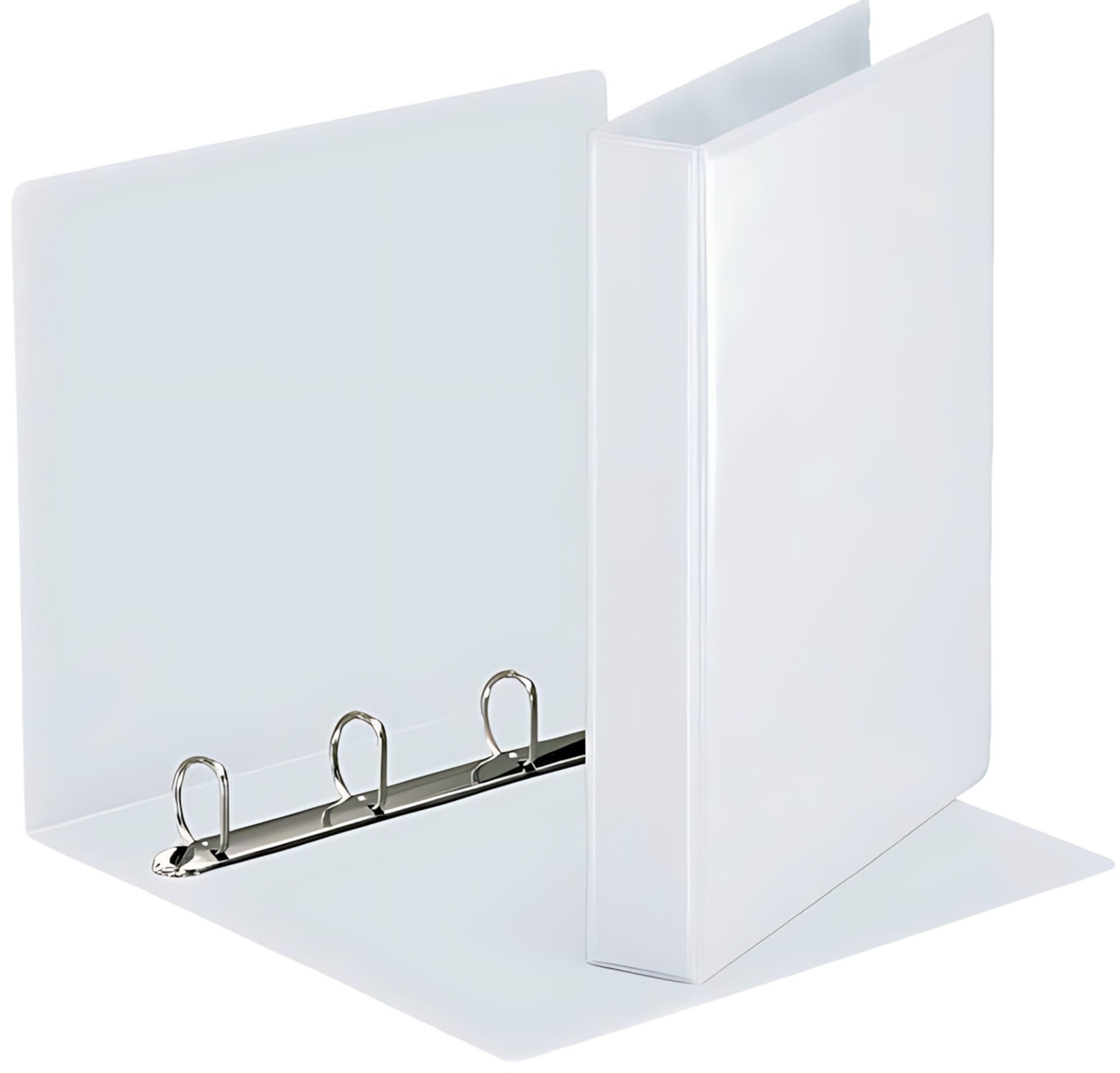 ESSELTE Ringbuchmappe ESSELTE Ringbuch Präsentation mit Taschen A4 PP 4 Ringe 30 mm weiß