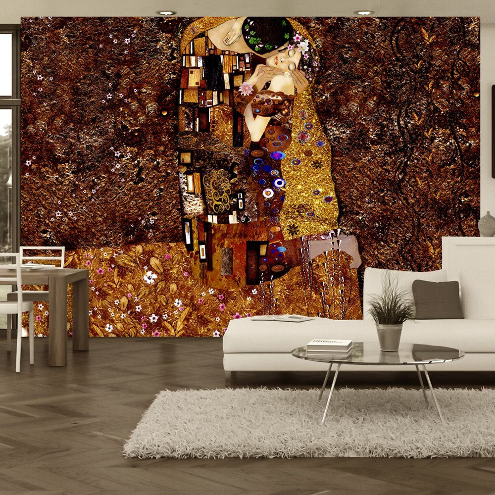KUNSTLOFT Vliestapete Klimt inspiration - Image of Love 1x0.7 m, halb-matt, lichtbeständige Design Tapete
