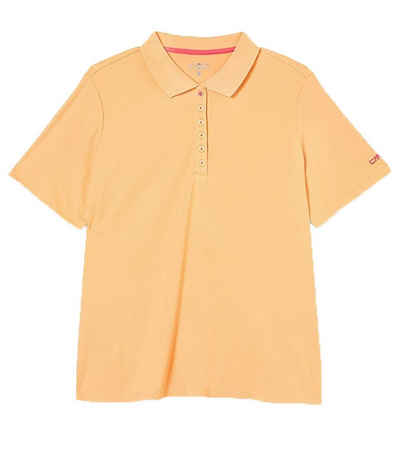 CAMPAGNOLO Rundhalsshirt Campagnolo Polo-Shirt UV-schützendes Damen Polo-Hemd mit antibakterieller Behandlung Sport-Shirt Neon Orange