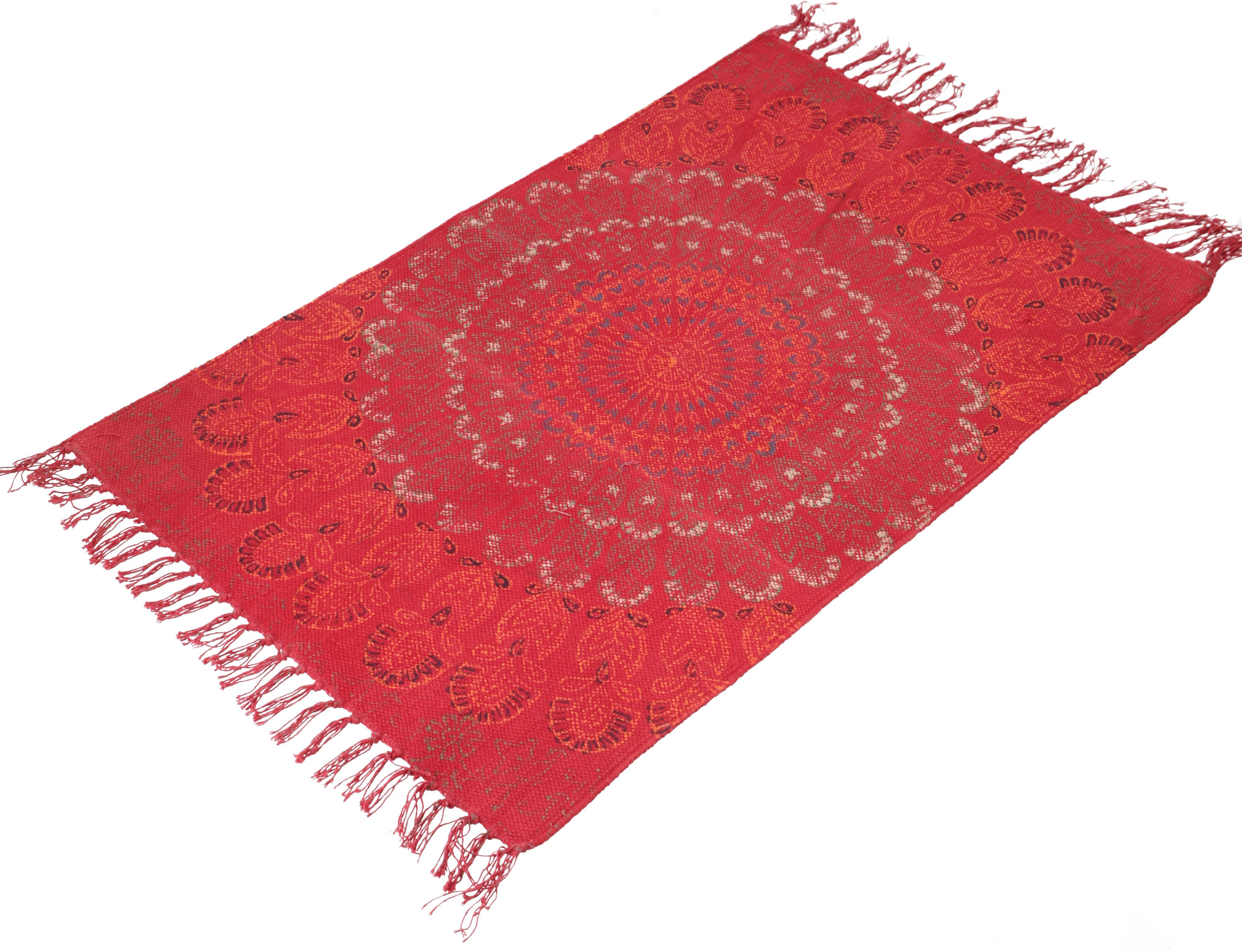 Guru-Shop Teppich Bunte Bodenmatte, kleiner bedruckter günstig online kaufen