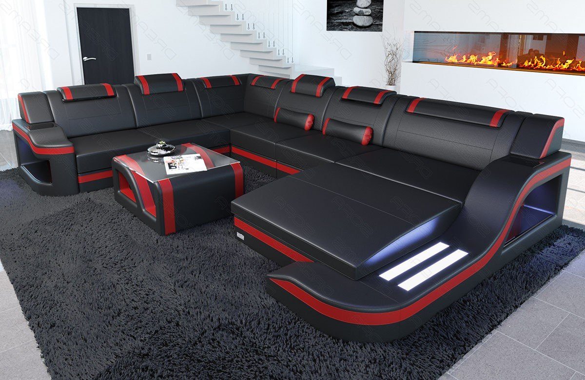 Sofa Dreams Wohnlandschaft Ledercouch Sofa Leder günstig online kaufen