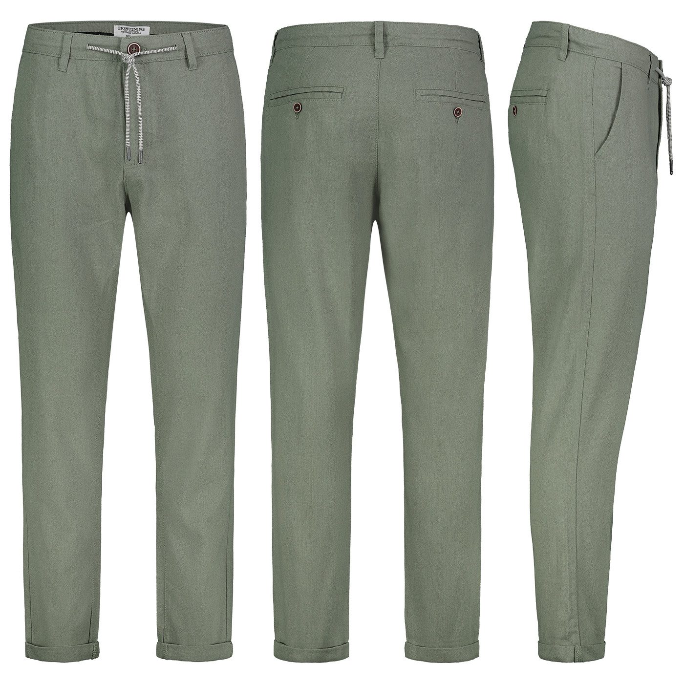 Eight2Nine Chinos Eight2nine Herren Leinen Hose Leinenhose Regular Freizeit günstig online kaufen
