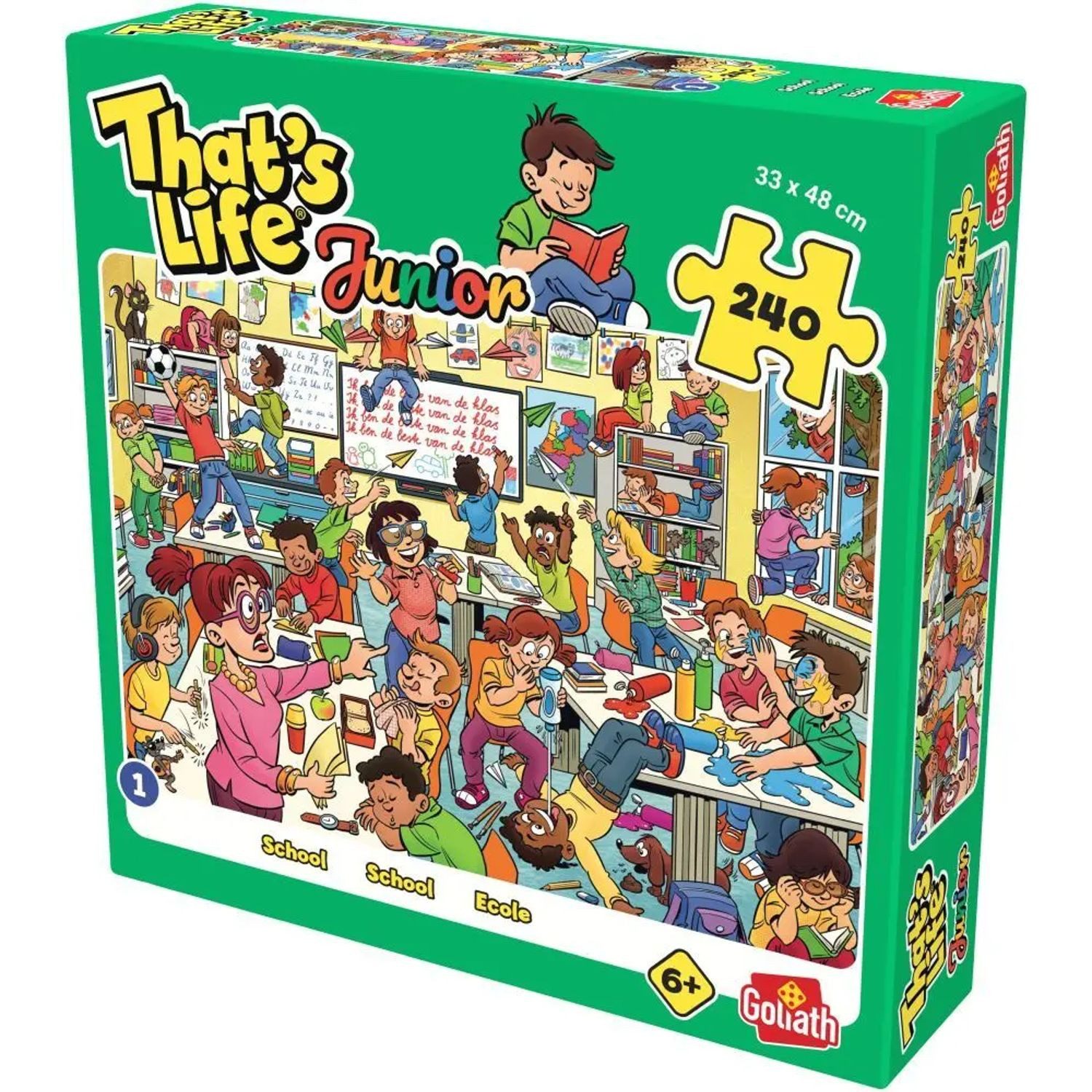 Goliath Toys Puzzle That's Life Junior - School, 499 Puzzleteile