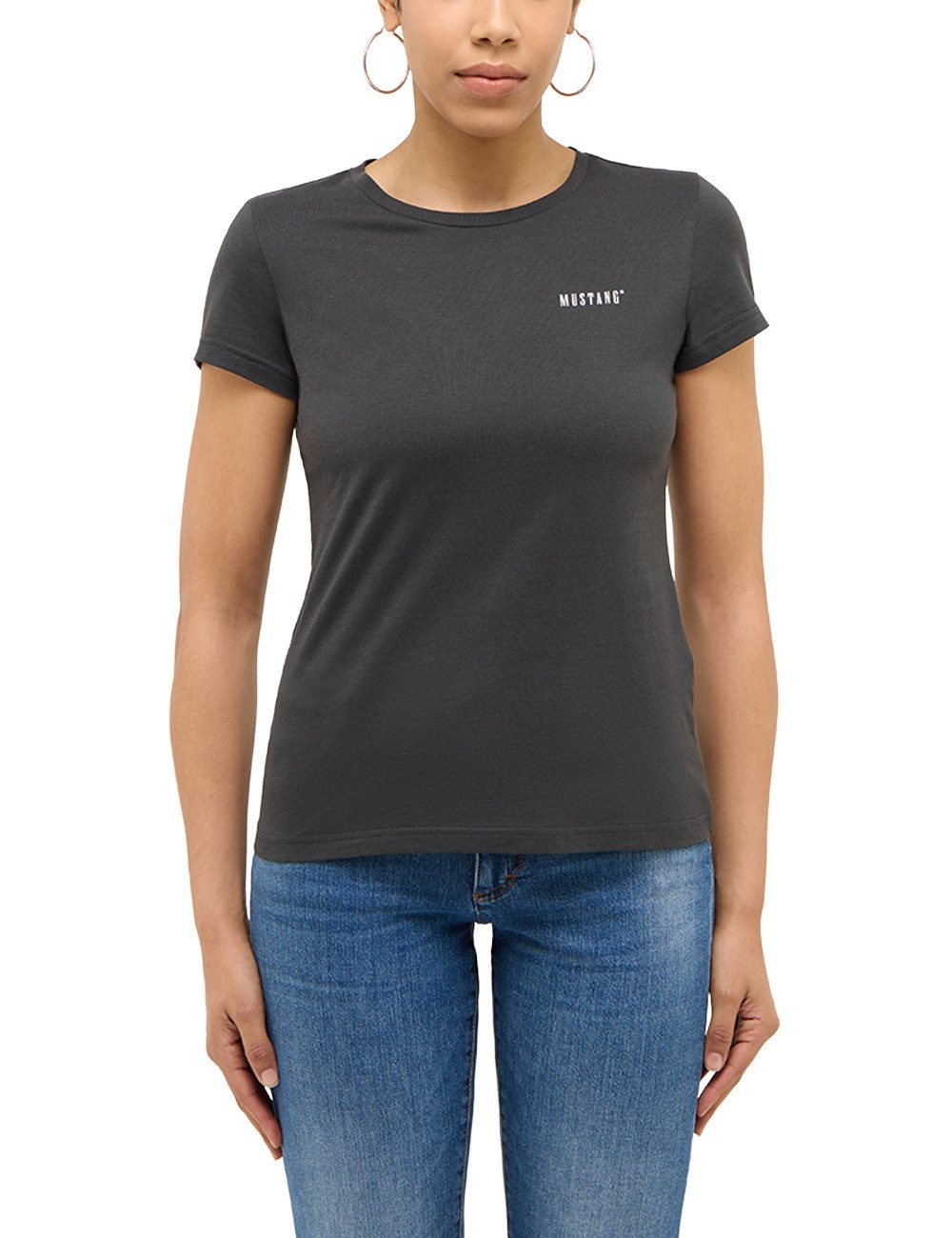 MUSTANG Kurzarmshirt Damen Style Loa