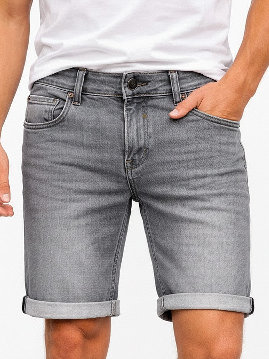Shorts Herren Sweat Denim Bermuda Shorts Sommer Freizeit Hose