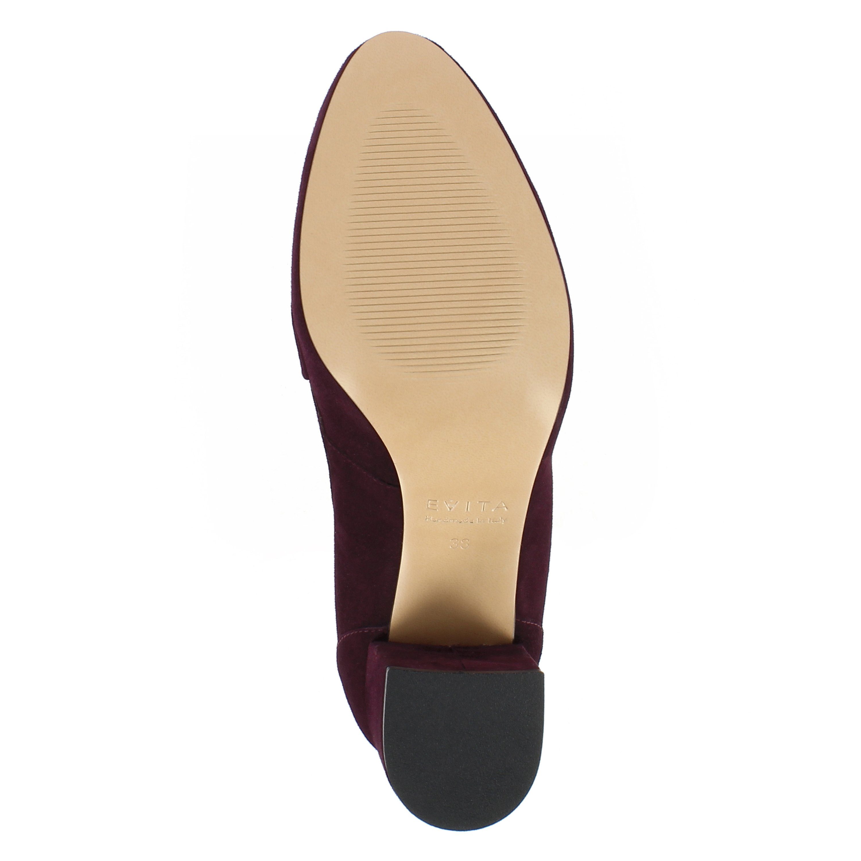 Evita NELLY Italy Handmade bordeaux Pumps in
