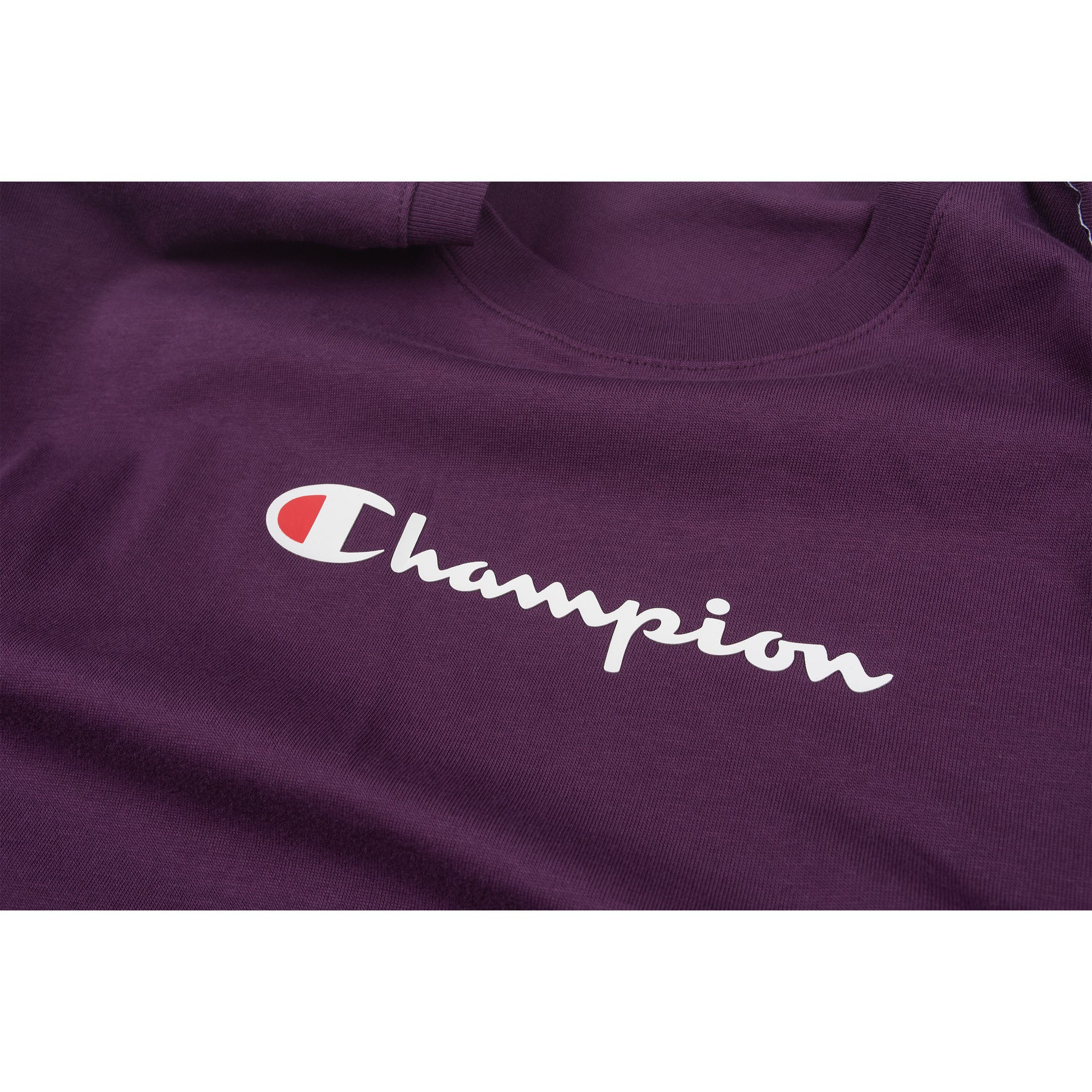 T-Shirt (mlz)/rosa Damen T-Shirt 113345 T-Shirt lila Crewneck Champion (orc) Champion Adult