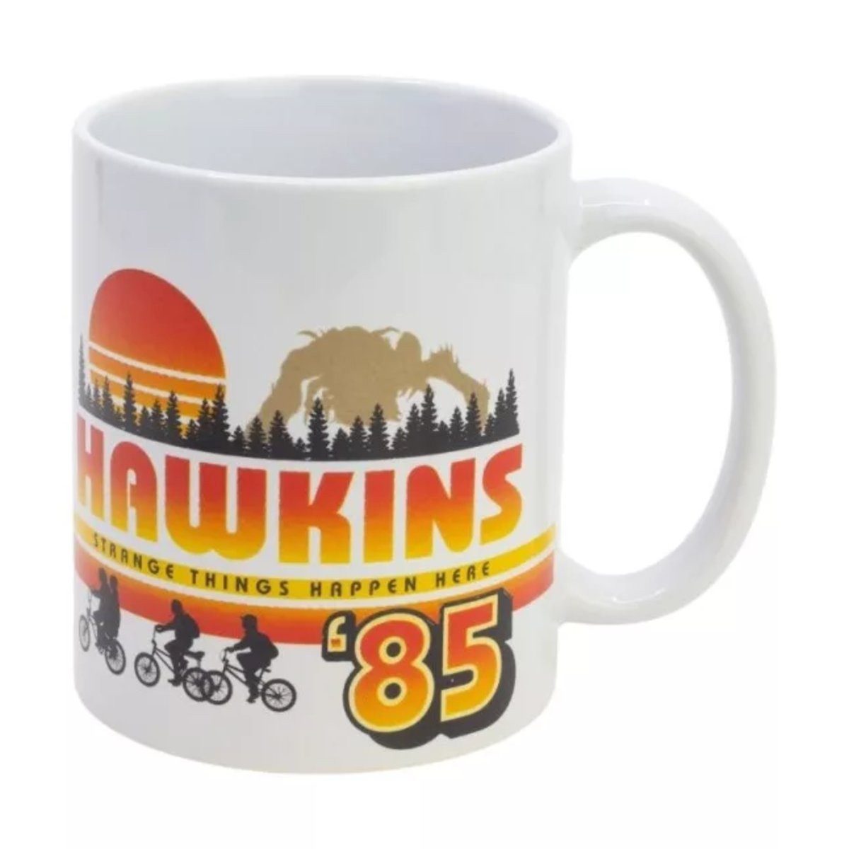 Stranger things Trinkflasche Stranger Things HAWKINS Keramikbecher 325 ml
