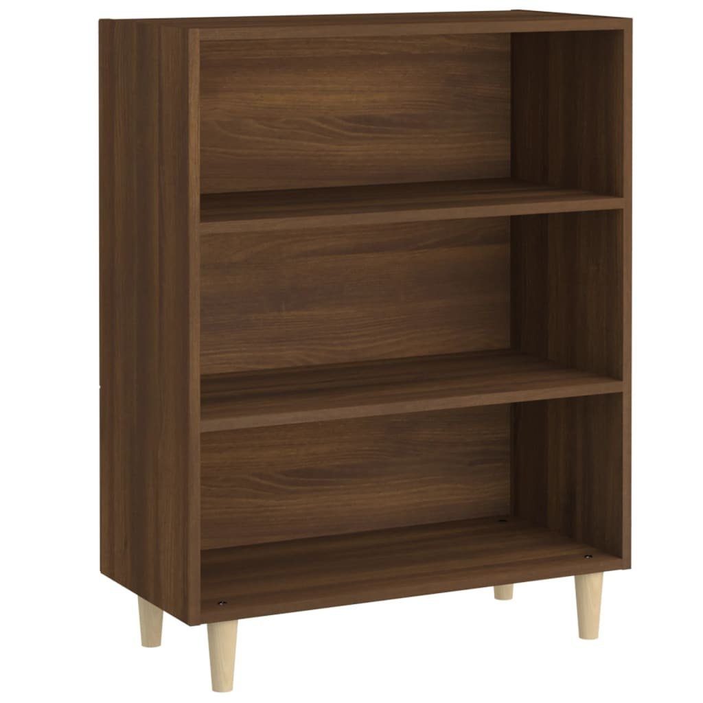 vidaXL Sideboard Sideboard Braun St) Holzwerkstoff Braune (1 69,5x32,5x90 Eichen-Optik cm Eiche