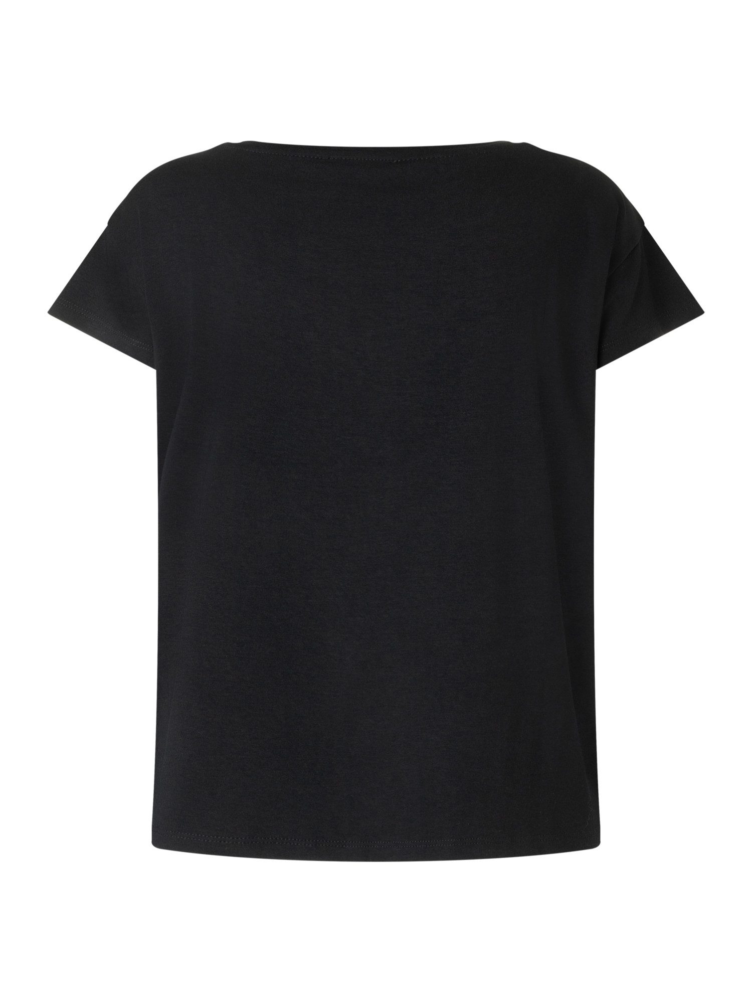 MORE&MORE Kurzarmshirt modernes Kurzarmshirt, Paillettenapplikation – Bild 2 von 3