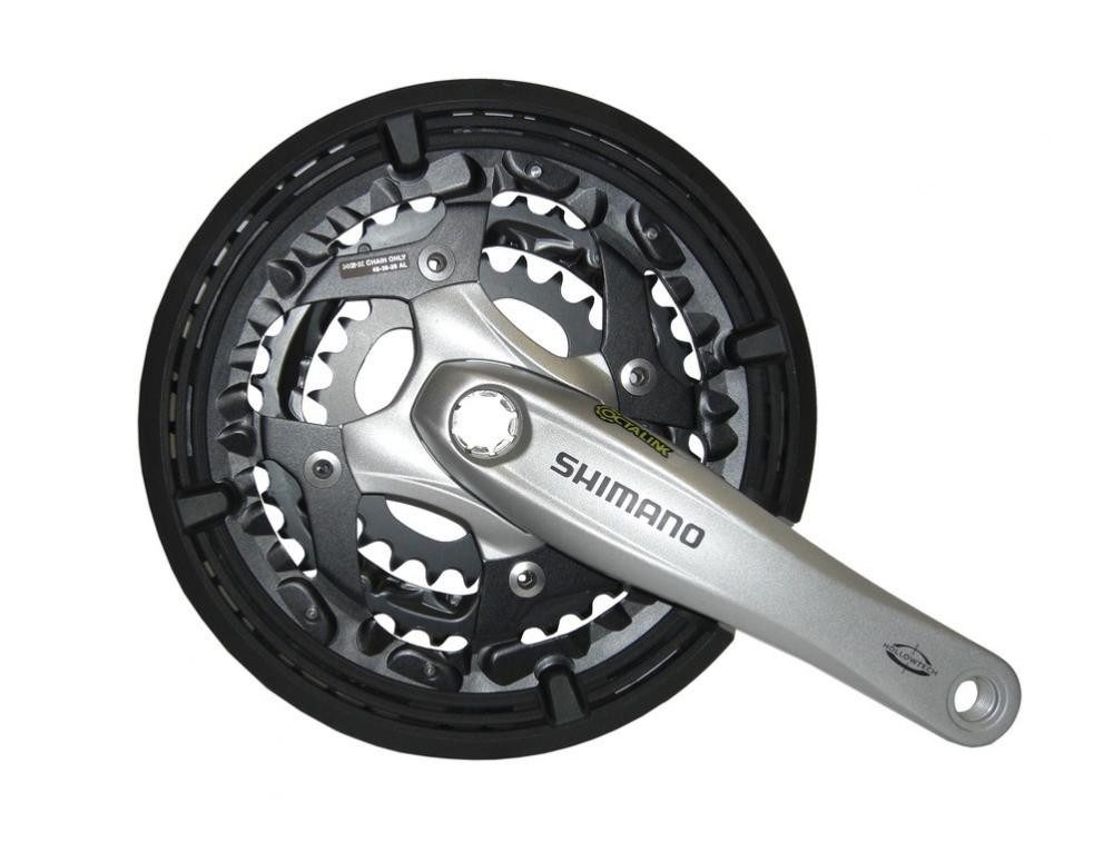 Shimano Fahrradkurbel SHIMANO Kurbelgarnitur FC-T521 10-fach Kurbelgarnitur - 10-fach, 175 m