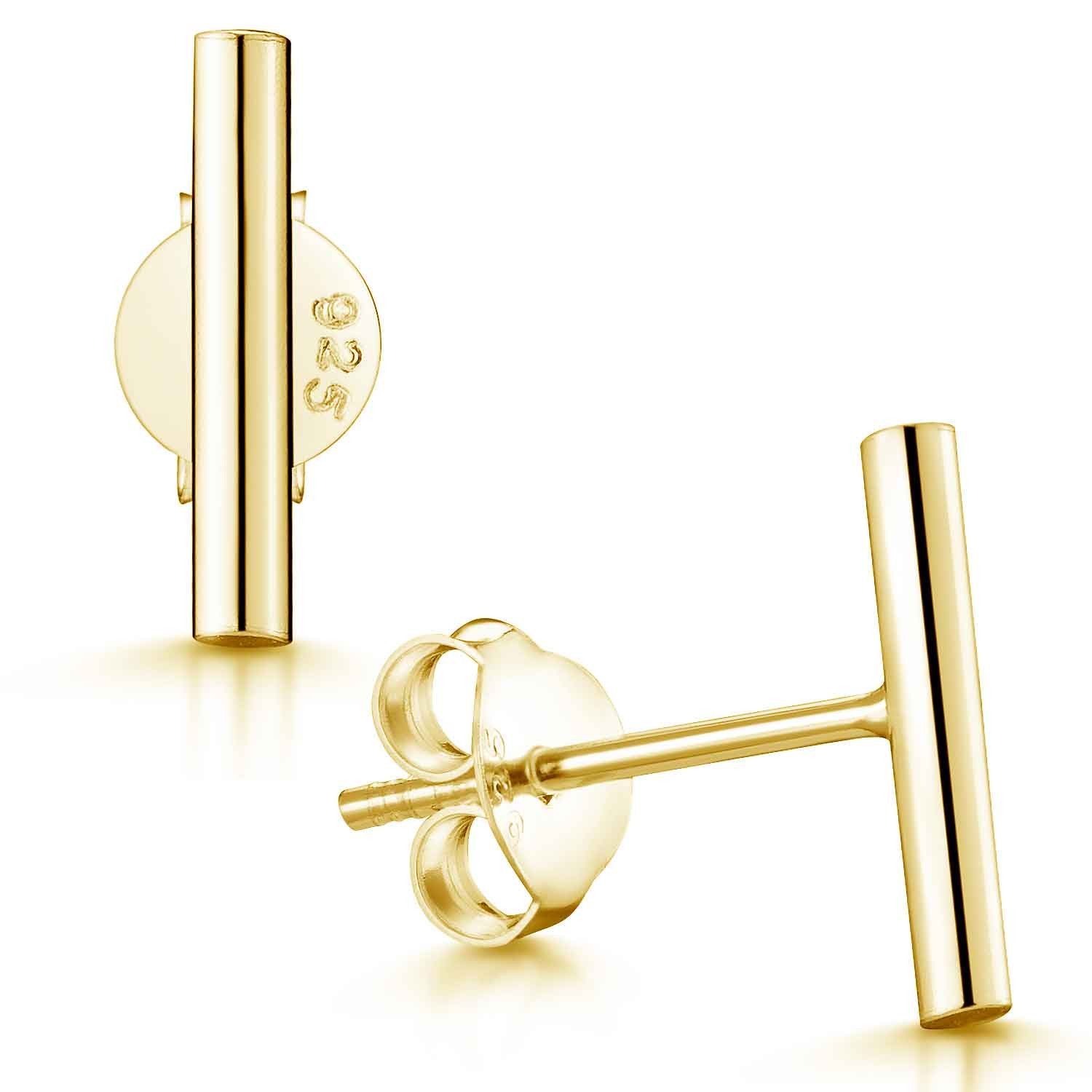 Materia Paar Ohrstecker Damen Gold Stab günstig online kaufen