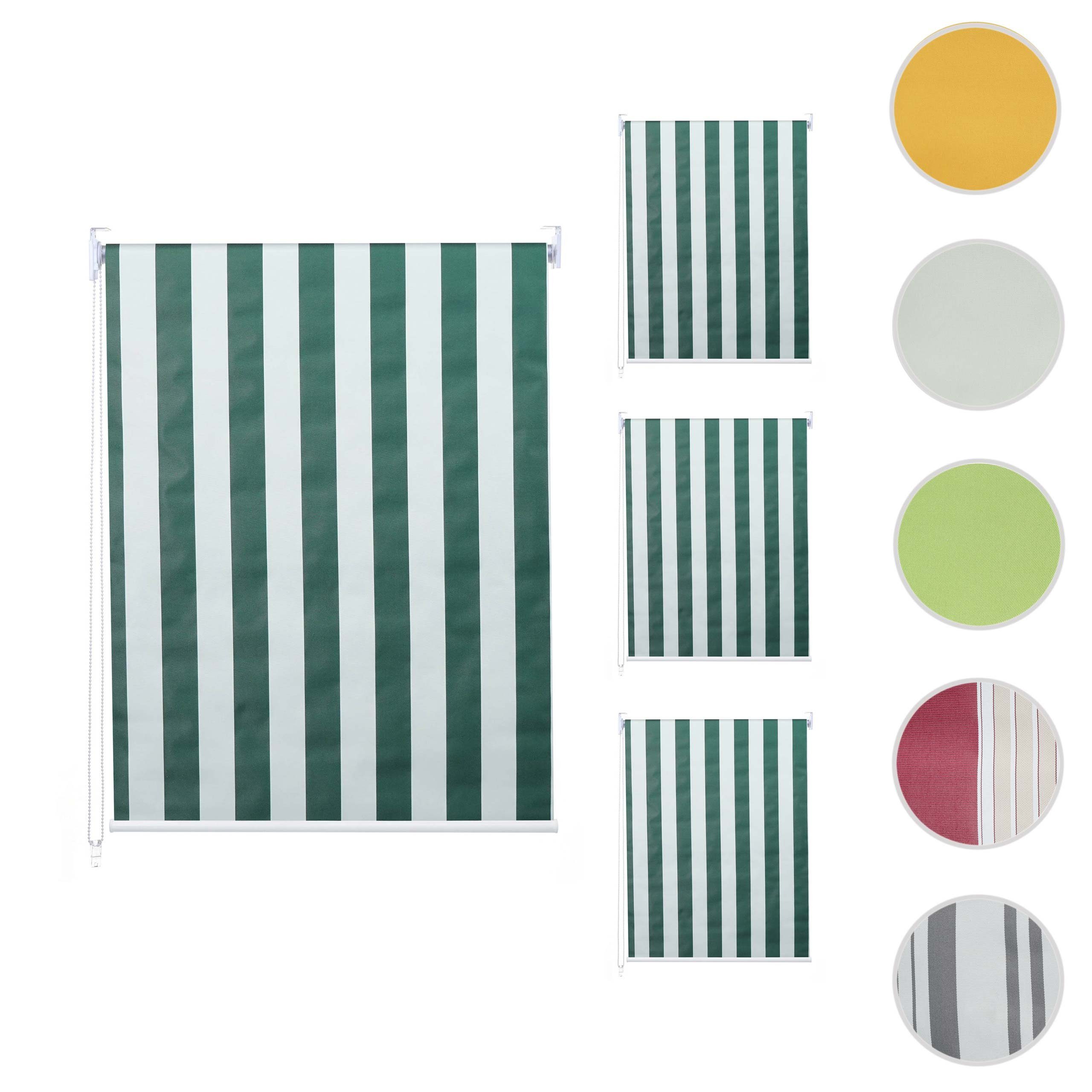 Seitenzugrollo MCW-D52-4, MCW, abdunkelnd, verschraubt, Bohrmontage, Bohrmontage, Thermobarriere, Kettenzug, blickdicht