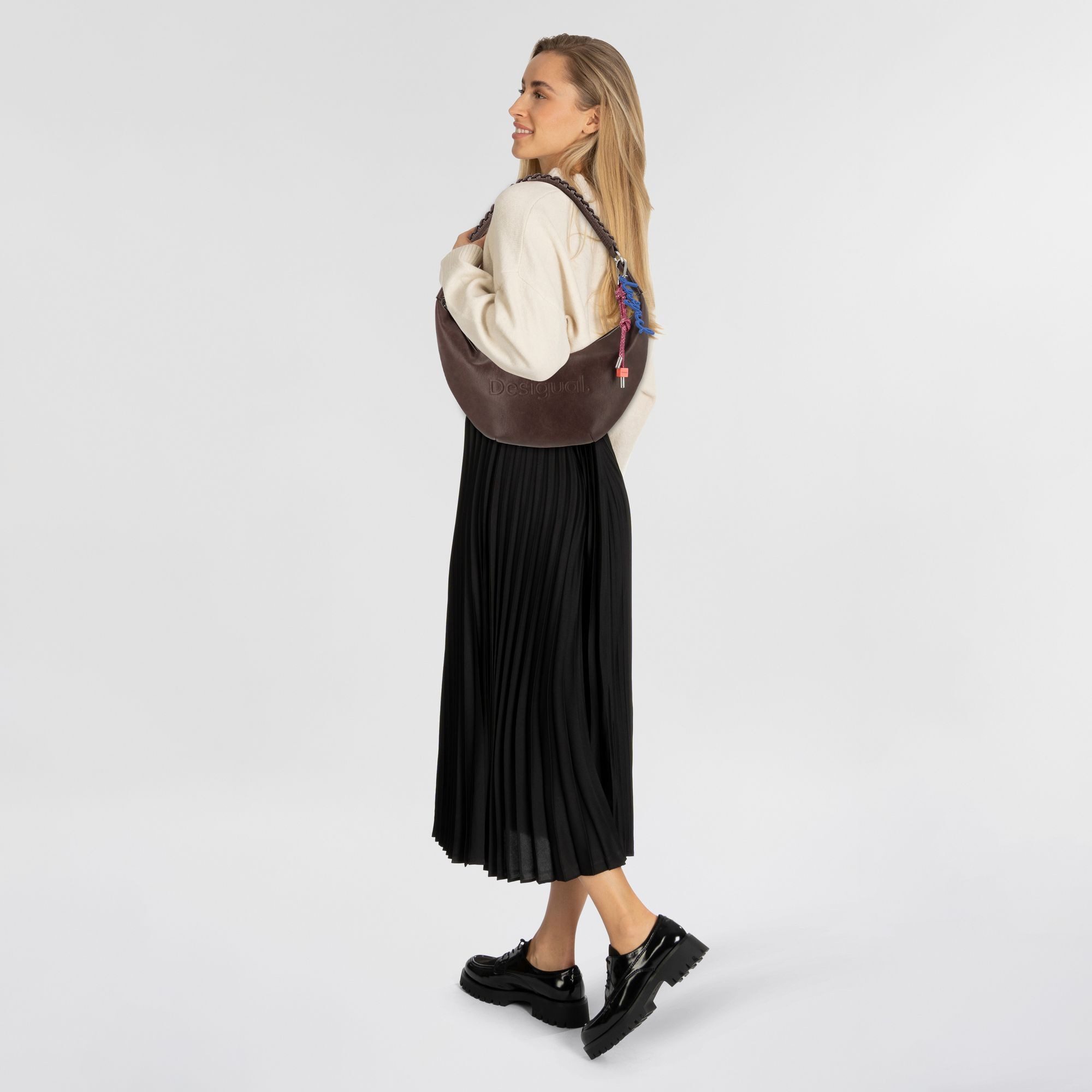 Desigual Schultertasche Half, Polyurethan günstig online kaufen