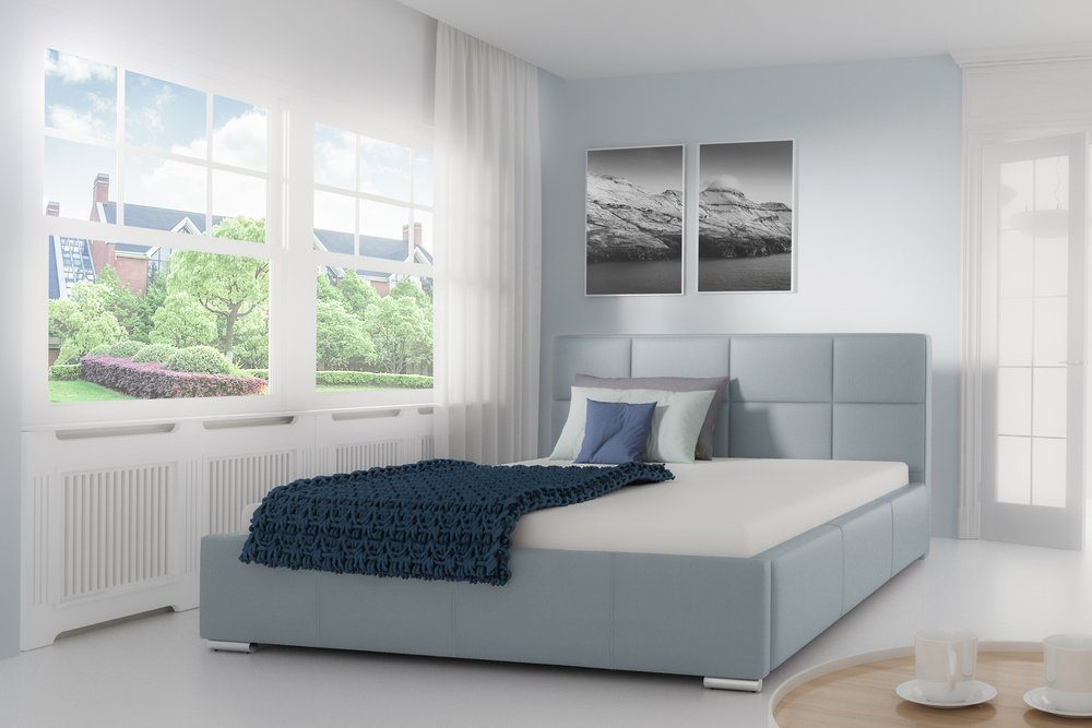 99rooms Polsterbett Ivy (Schlafzimmerbett, Bett), 120/140/160/180/200x200 cm, wahlweise mit Bettkasten, mit Lattenrost