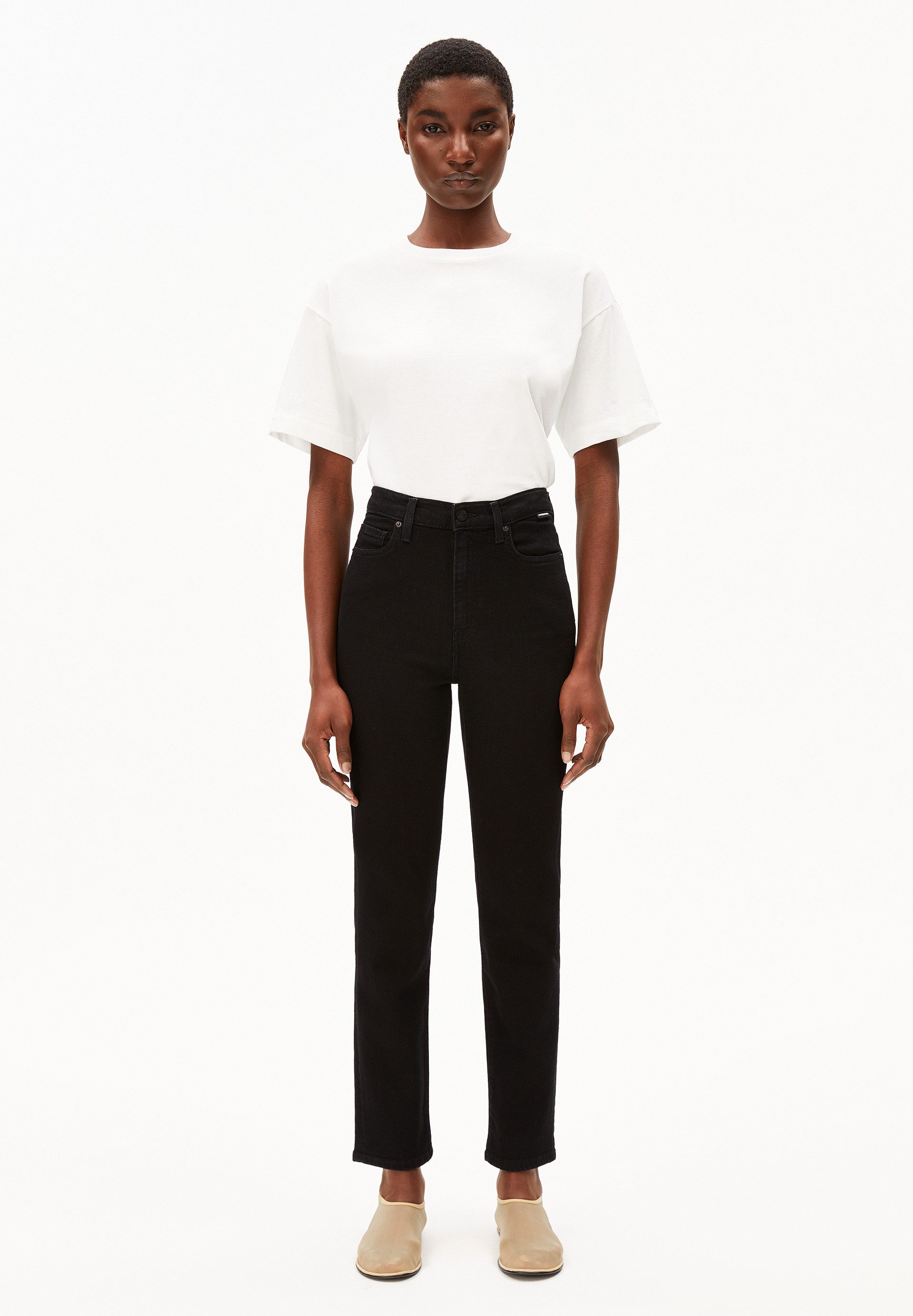 Armedangels Slim-fit-Jeans LEJAANI Slim Jeans Bio-Baumwoll Mix X-Stretch (X-Stretch) High waist