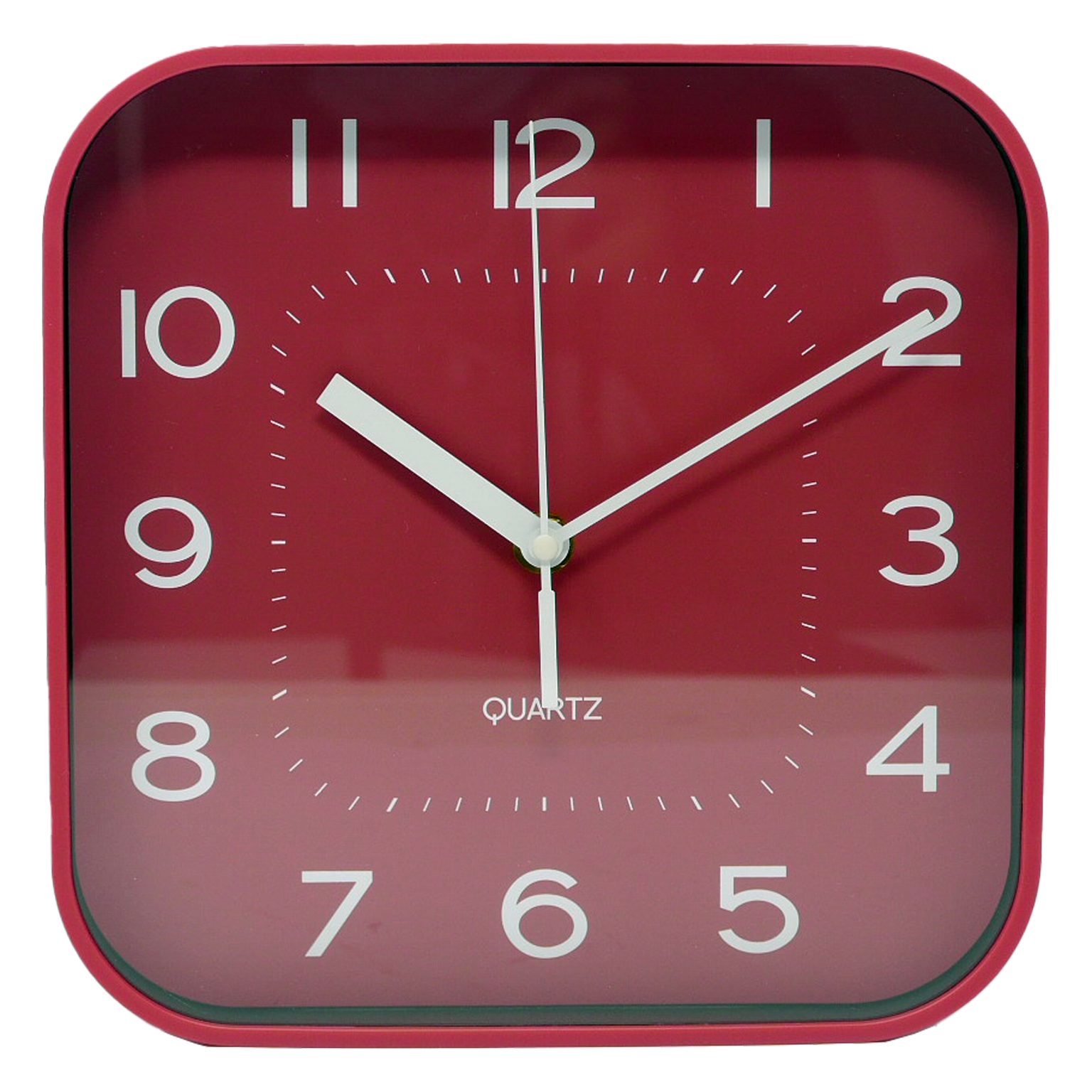 B&S Wanduhr Wanduhr KS ruby red o.Batt.