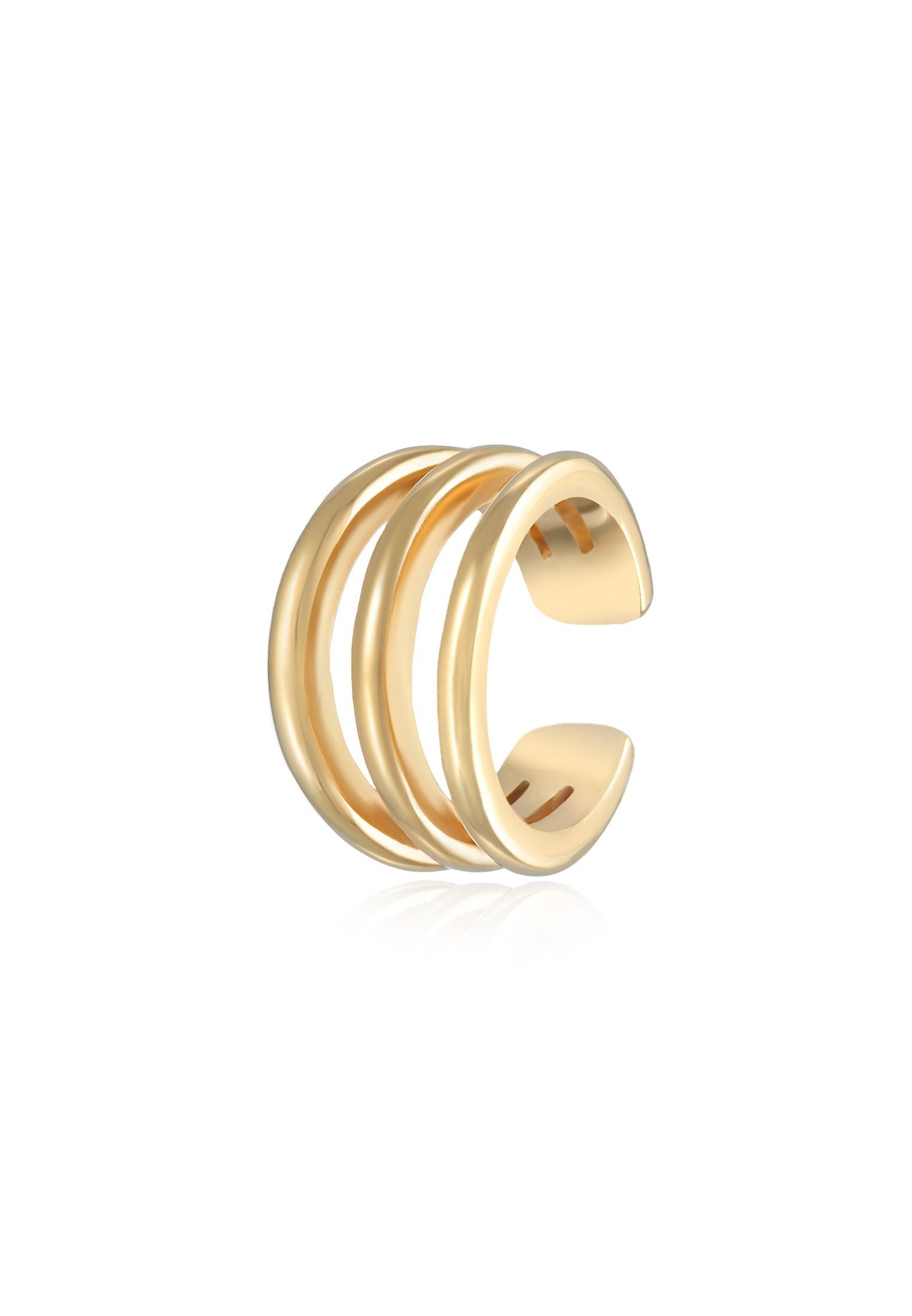 Ohrklemme Earcuff Single Modern Basis 925 Silber
