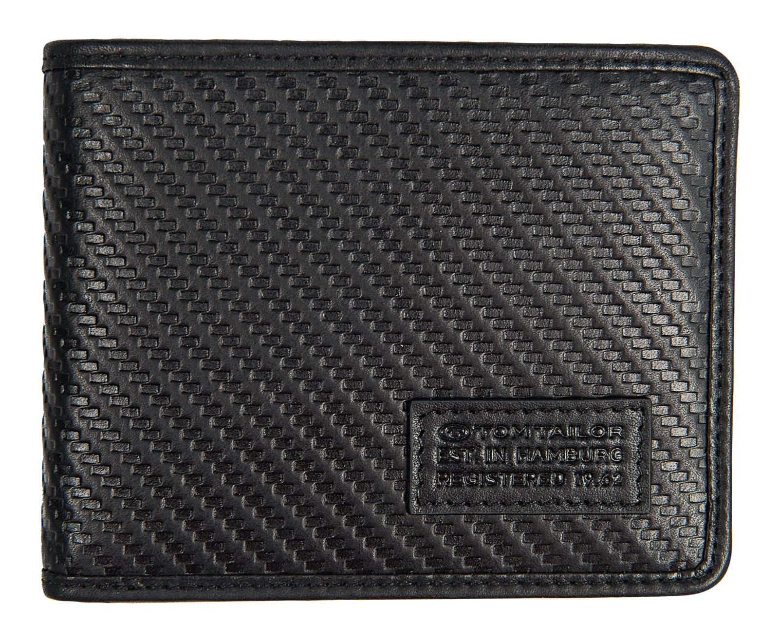 TOM TAILOR Geldbörse Jeans Wallet, aus echtem Leder mit RFID-Blocker Schutz