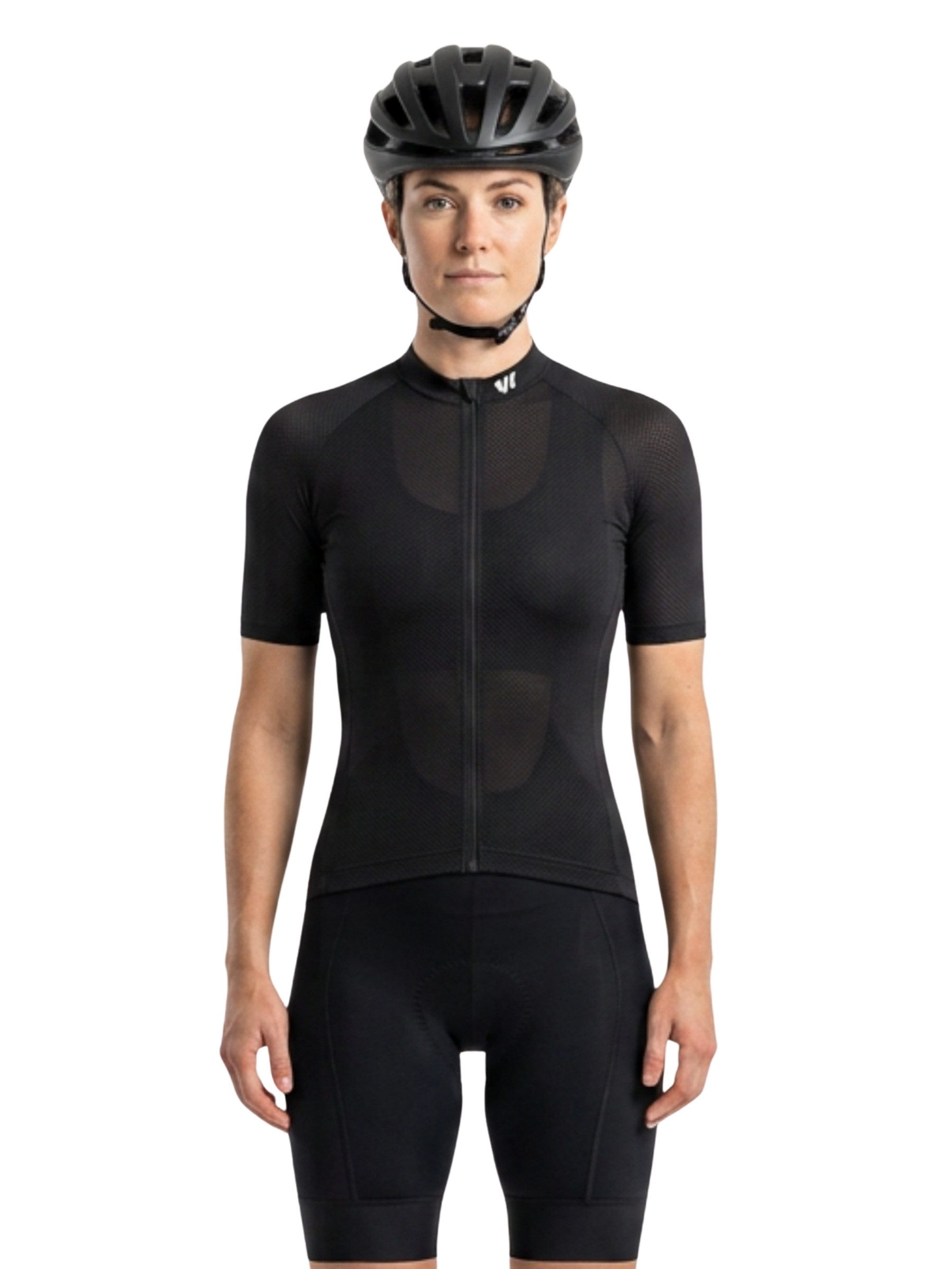 Wulibike Radtrikot Damen, Fahrradtrikot Classic Kurzarm Slim Fit mit Frontreißverschluss (1-tlg) Elastischer Schnelltrocken-Stoff, 3 Taschen & Reflektoren