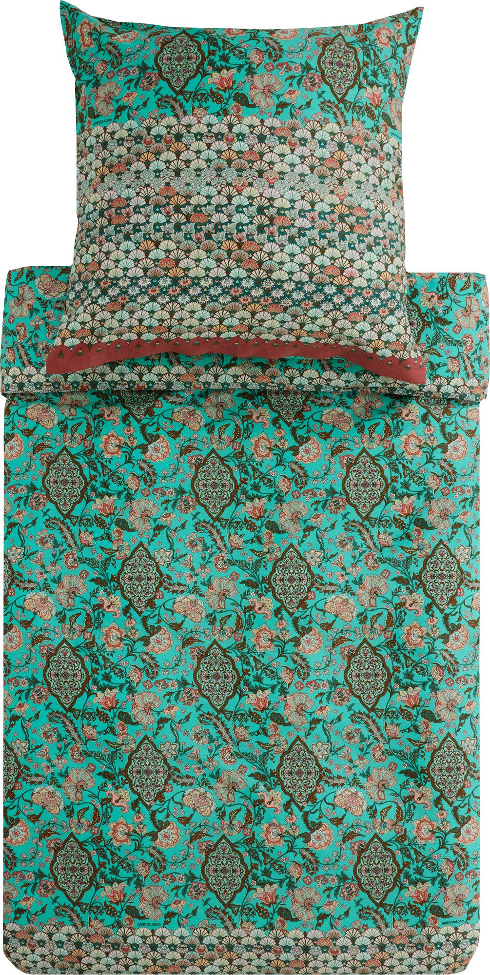 Bassetti Bettwäsche Bettwäsche "Tigullio", Mako-Satin, Feinsatin Paisley/Blumen/Ornamente