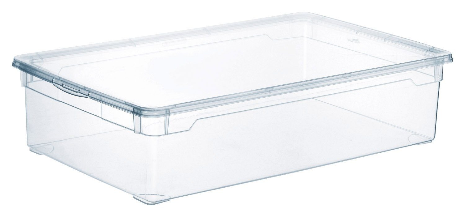 Aufbewahrungsbox CLEAR, 30 Liter, Transparent, Kunststoff