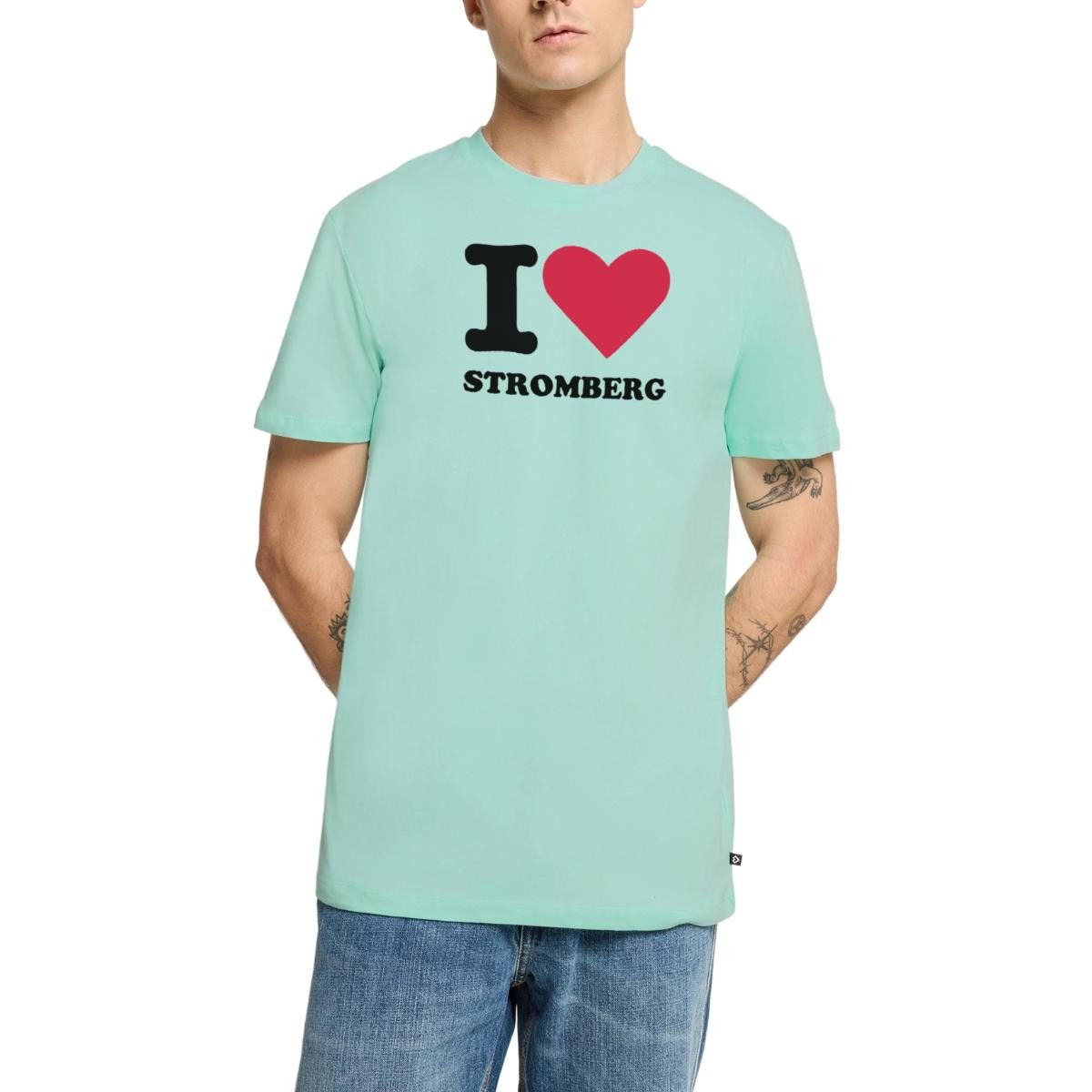 Spreadshirt T-Shirt Stromberg Fanartikel I Love Stromberg Männer Premium T-Shirt (1-tlg)