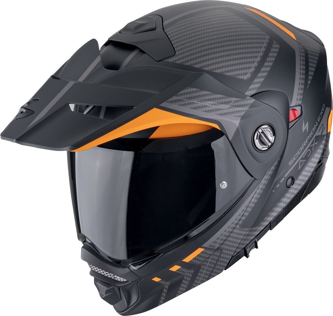 Scorpion Exo Motorradhelm ADX-2 Lewis Helm, Vorbereitet Für Kommunikationssystem,notfallsystem-polsterung (eq