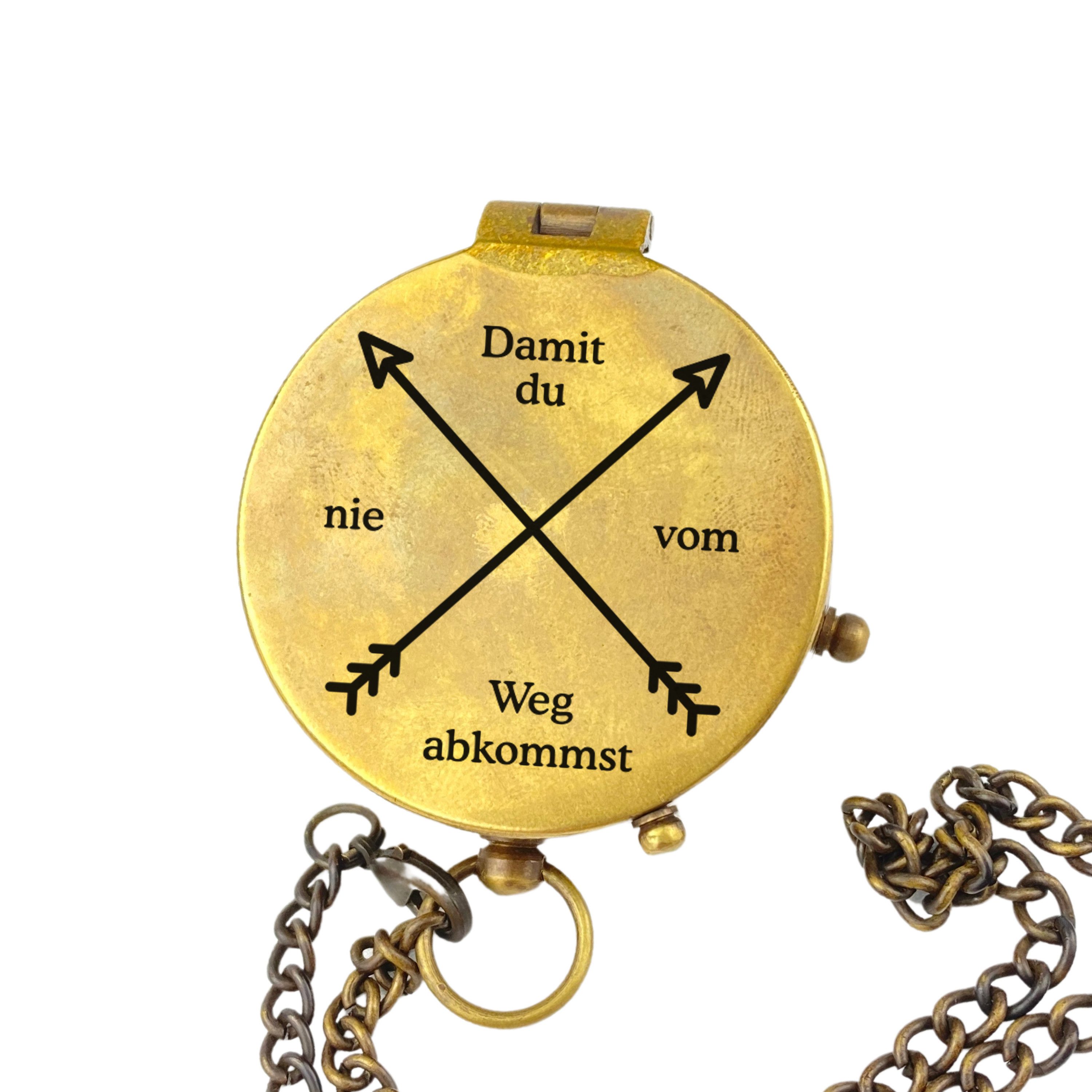 Motiv "nie vom Weg abkommen"