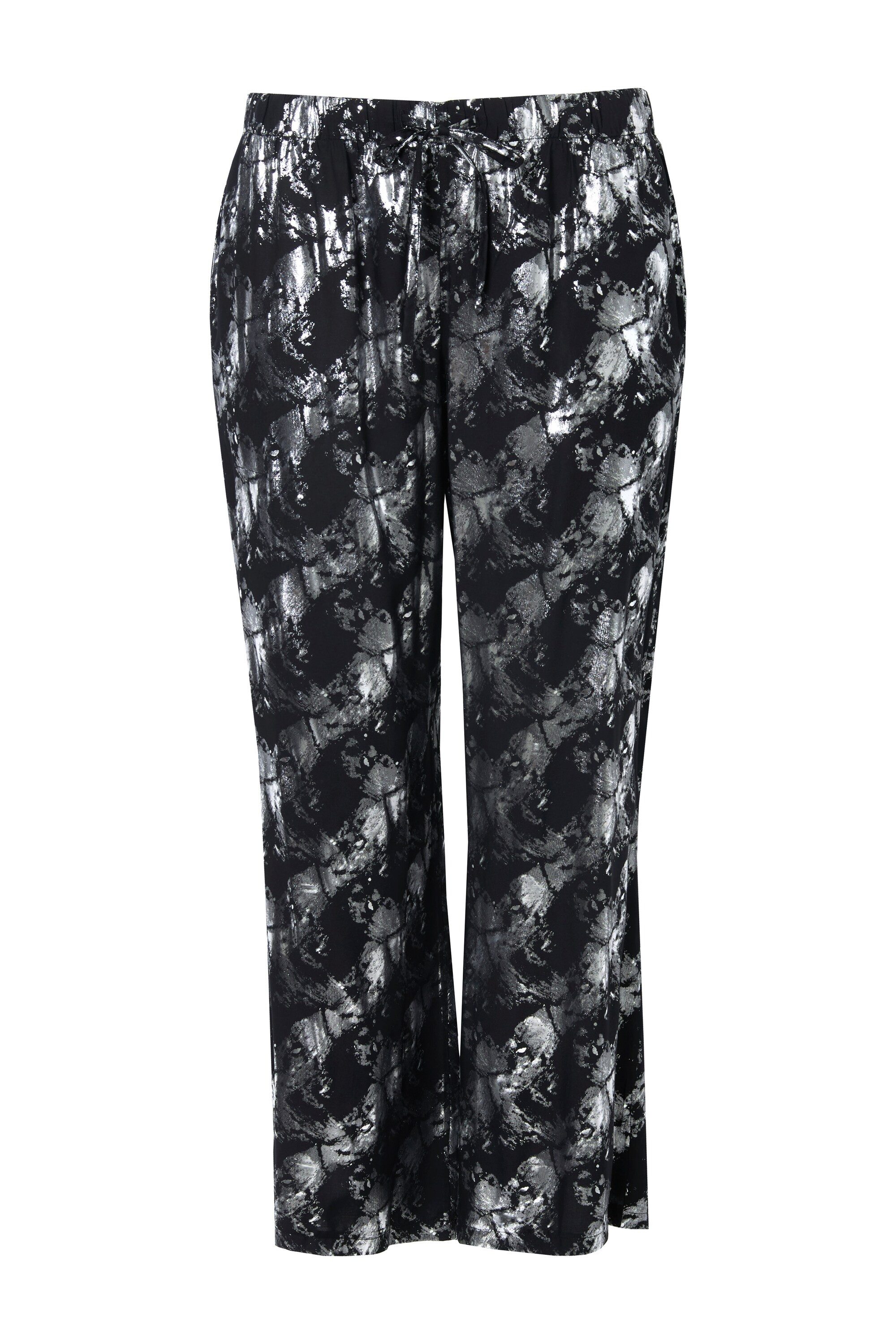 Angel of Style Schlupfhose Hose gerades Bein Metallic-Print Elastikbund günstig online kaufen